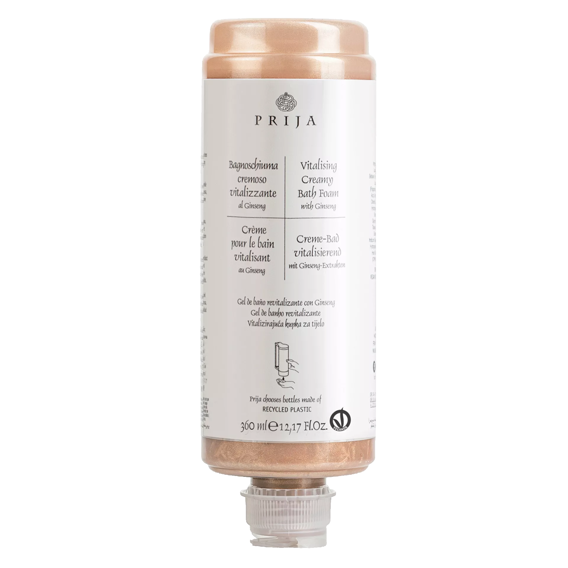 Creme-Bad | Prija Ginseng | CYSOAP Flacon | 360 ml