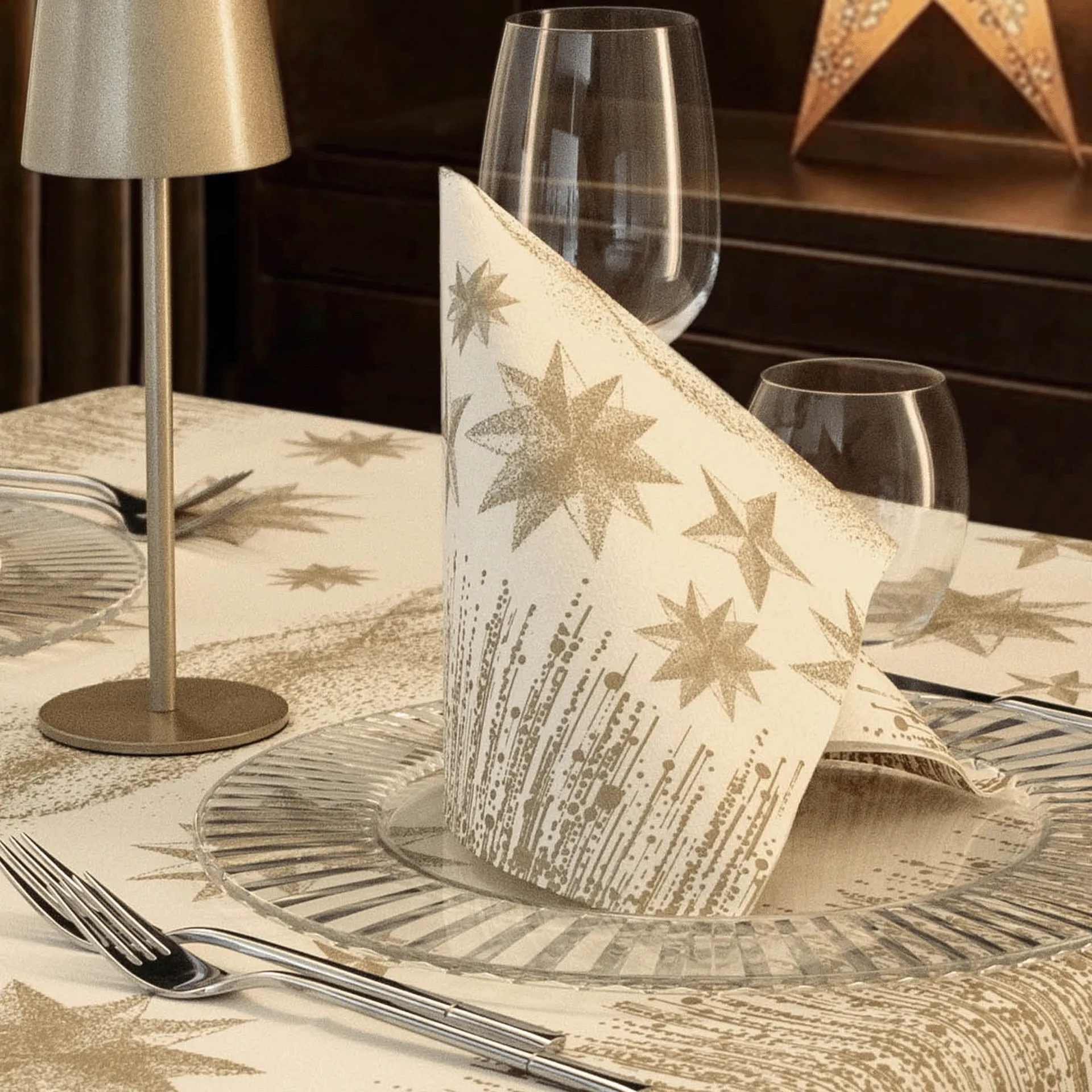 Serviette | Lumi Airlaid | karamell 40x40 cm