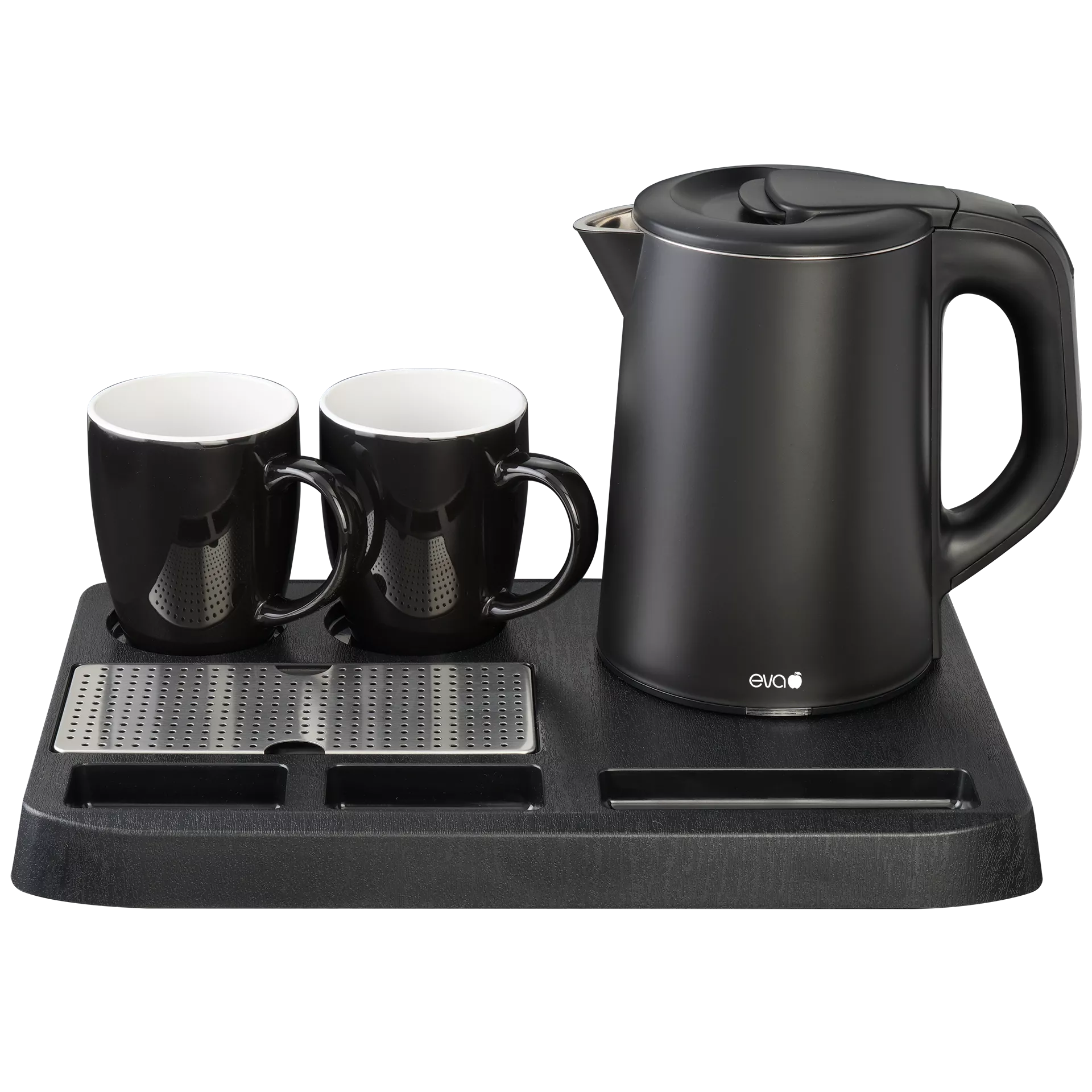 Set Wasserkocher Wasserkocher 0,8lt. | 1.360W Innen Inox mit soft-touch Verkleidung