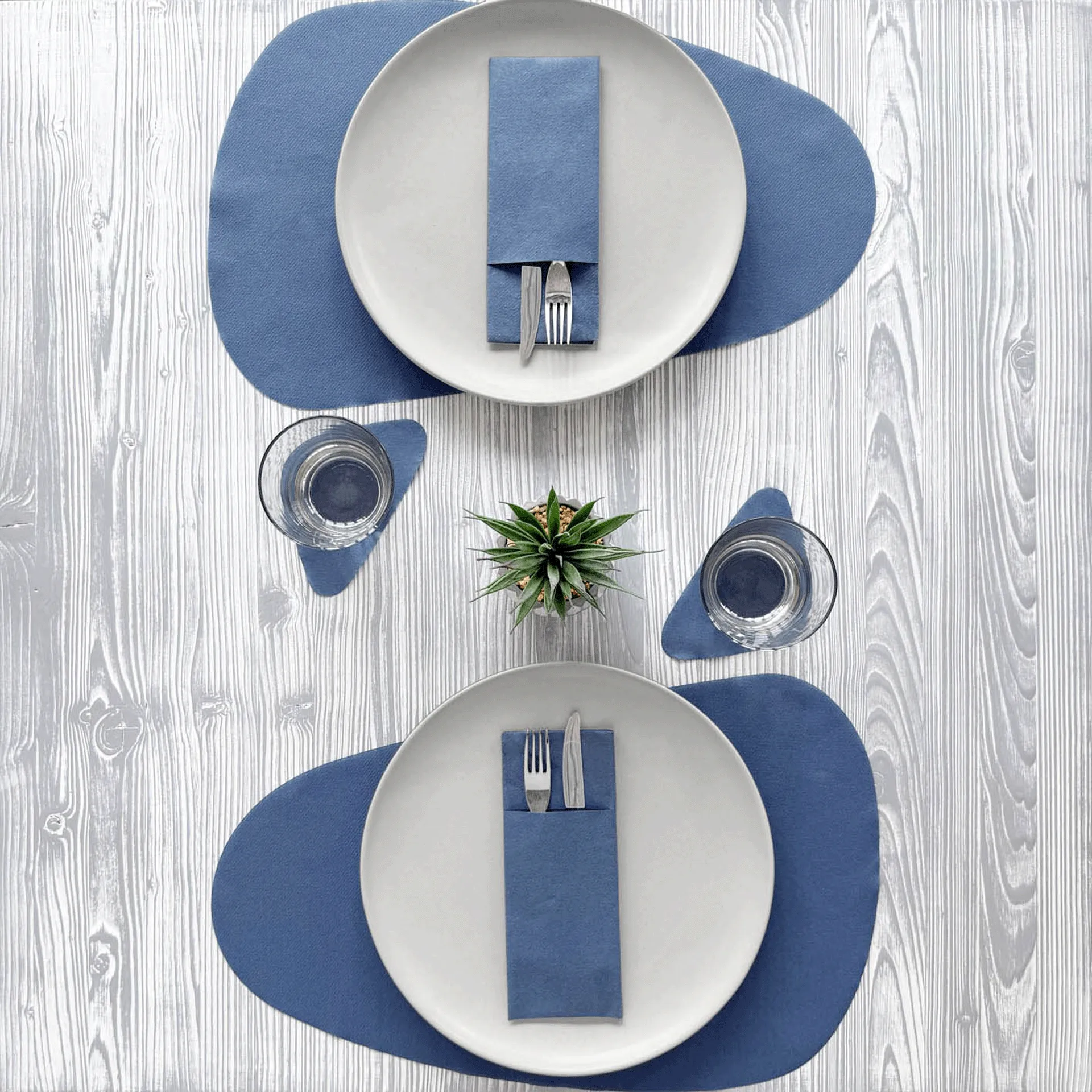 Tovaglietta | Go Airlaid | avio blu chiaro 30x50 cm