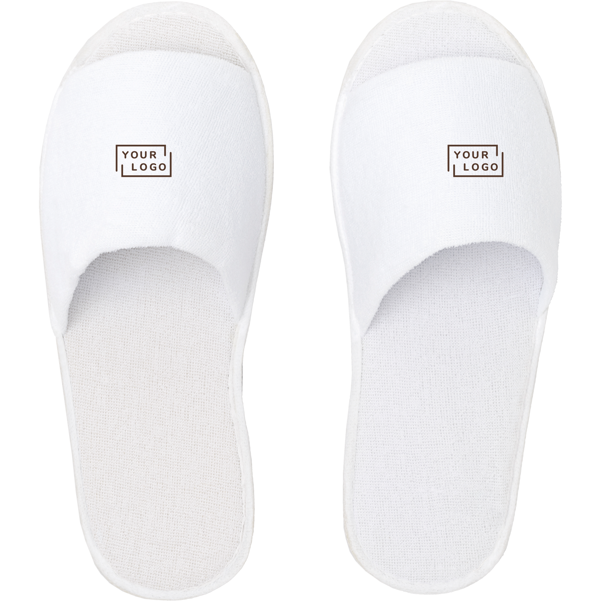 Hotel Slipper | S-Florence PES | weiß | offen Noppensohle 3 mm