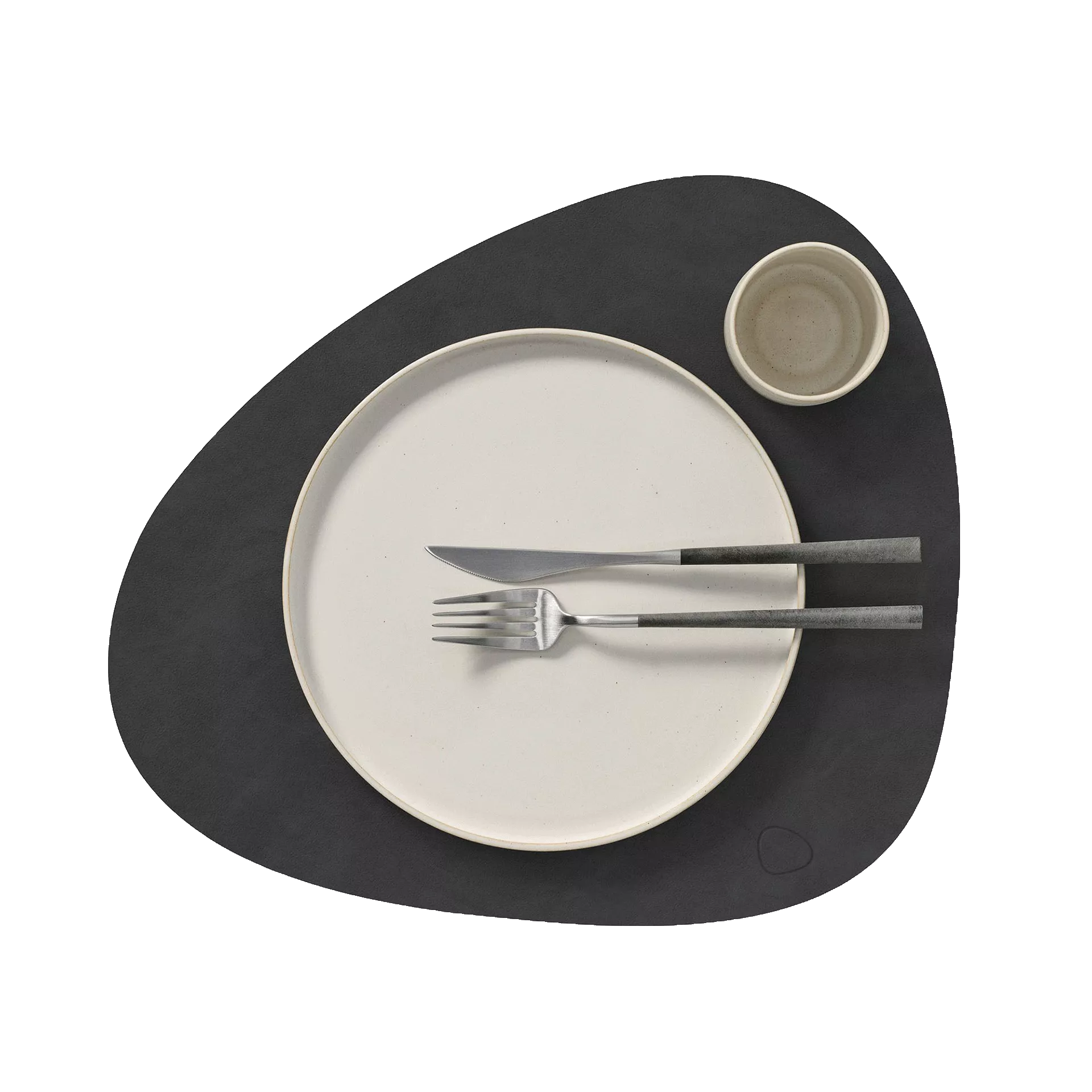 Tischset Nupo Curve Farbe schwarz 37x44 cm | 1,6 mm