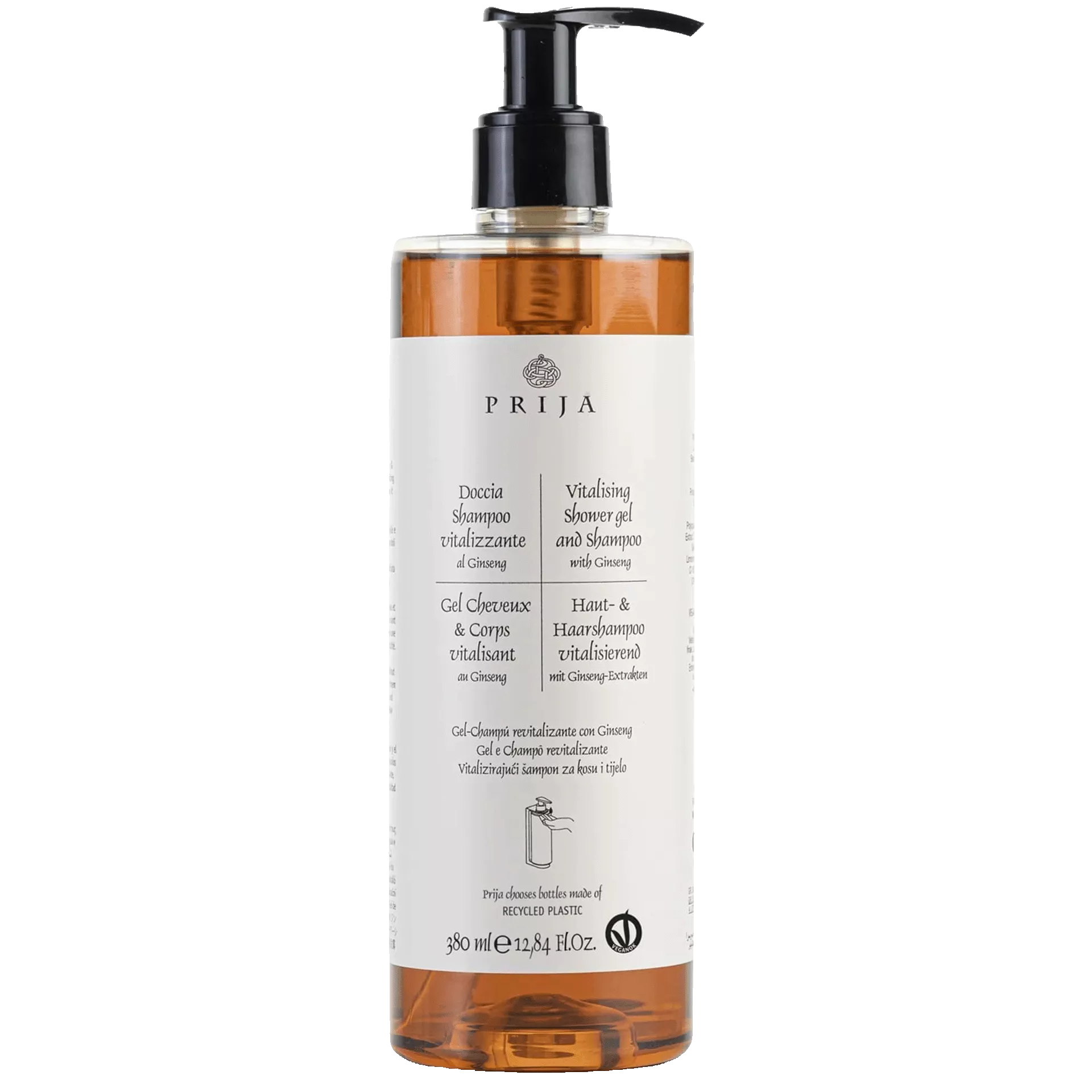 Badeduschgel/Shampoo | Prija Ginseng Flacon | 380 ml