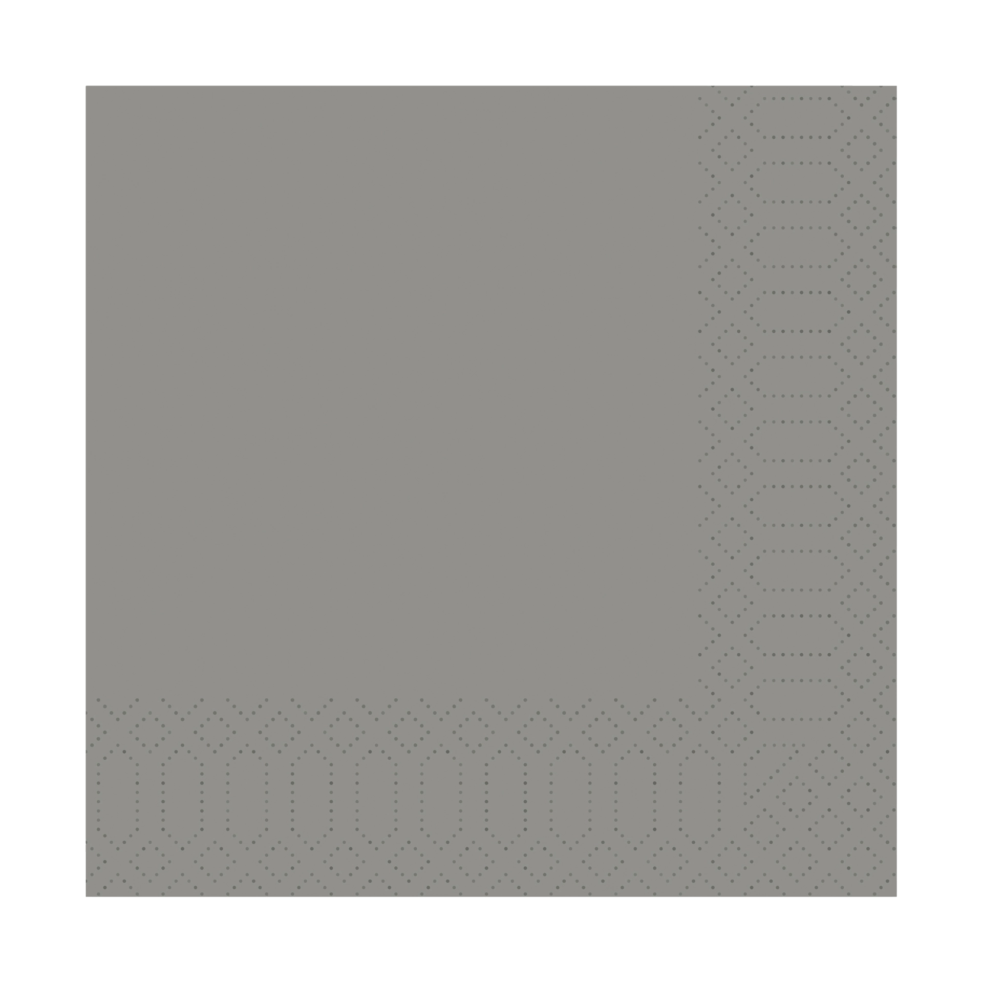 Serviette Zellstoff 3lg. | granite grau 33x33 cm