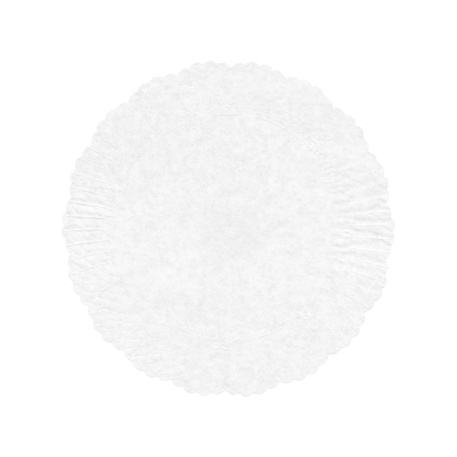 Plattenpapiere Ø 21 cm weiß | rund 