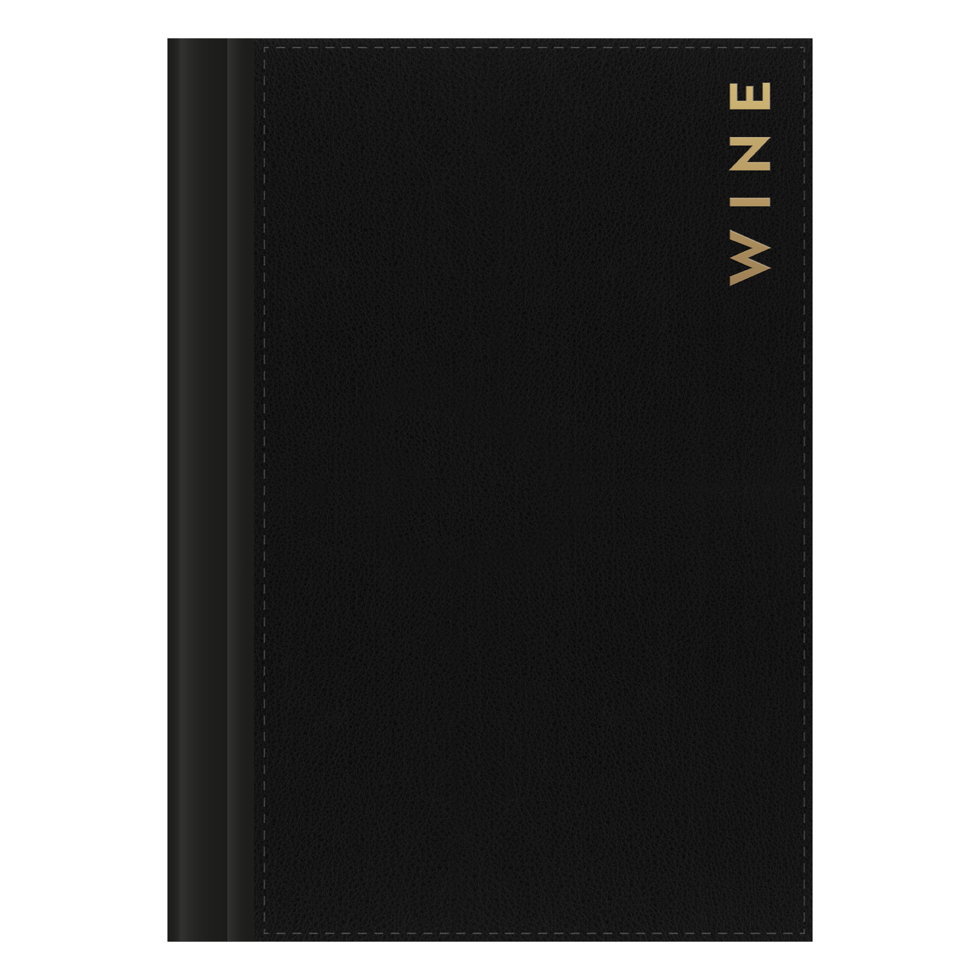 Lista vini | La Carte ecopelle | Maj nero DIN A4+ | Molla set