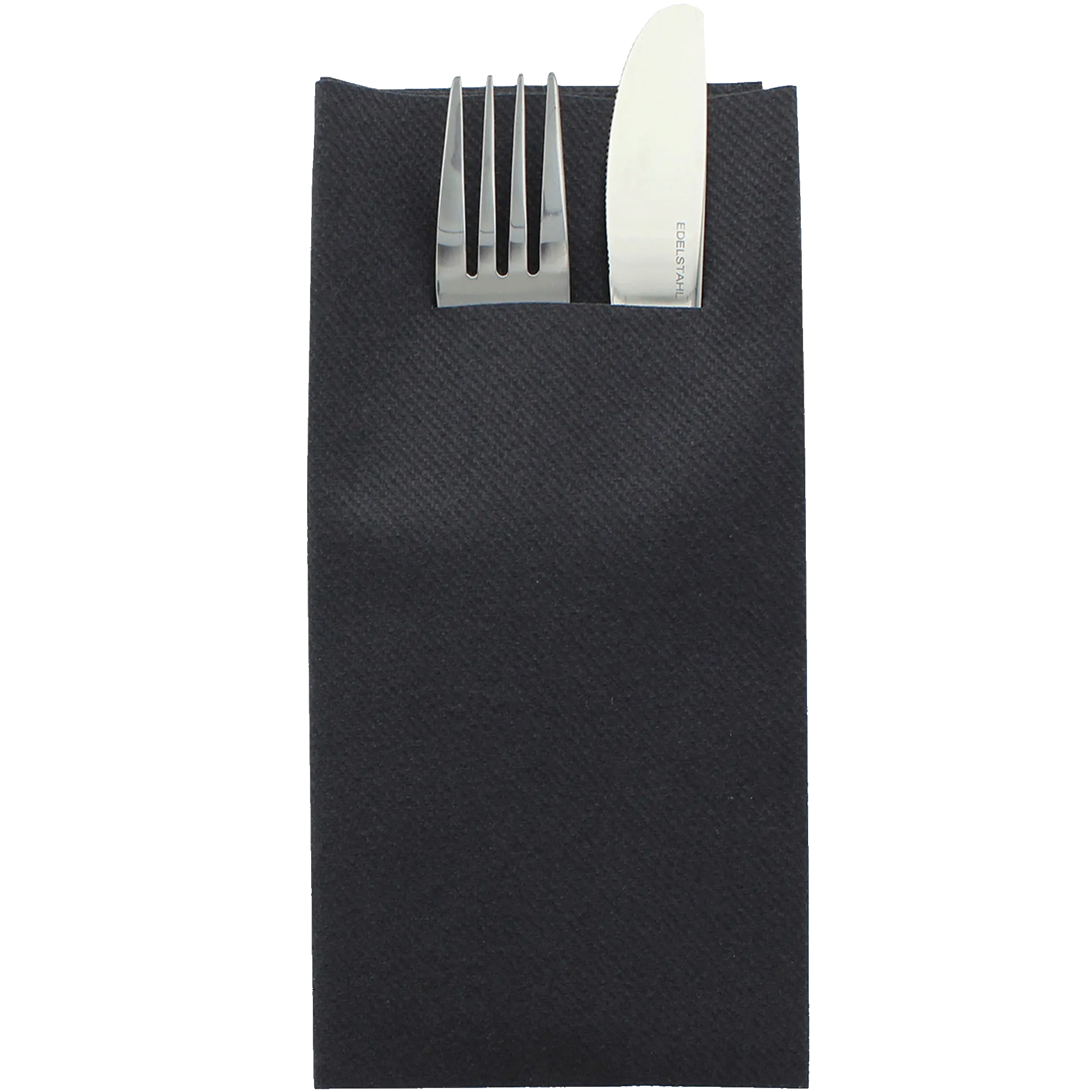 Besteckserviette Airlaid Professional 40x40/8 cm schwarz