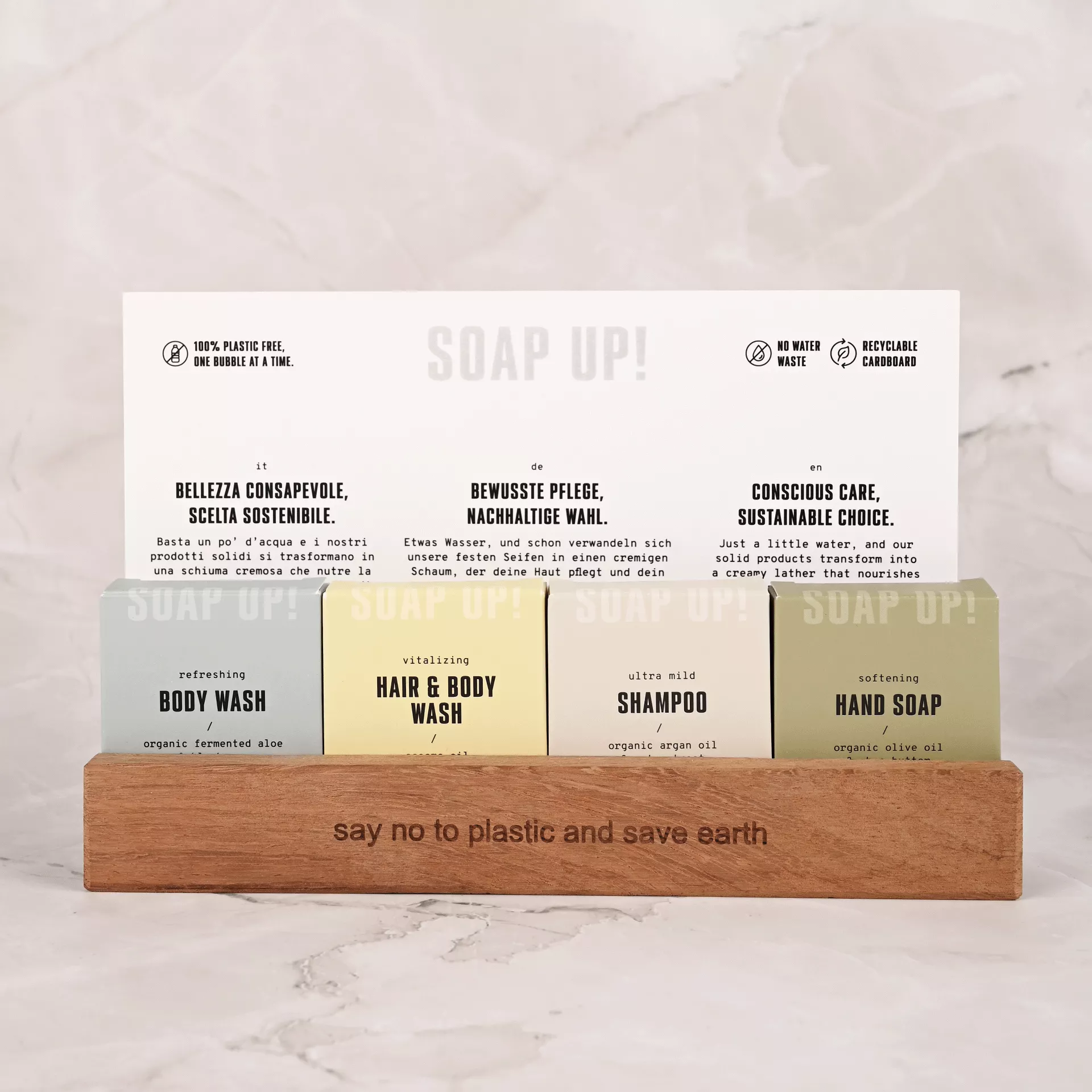 Badteller | Solid | Soap Up Holz 22x6 cm | h 3 cm