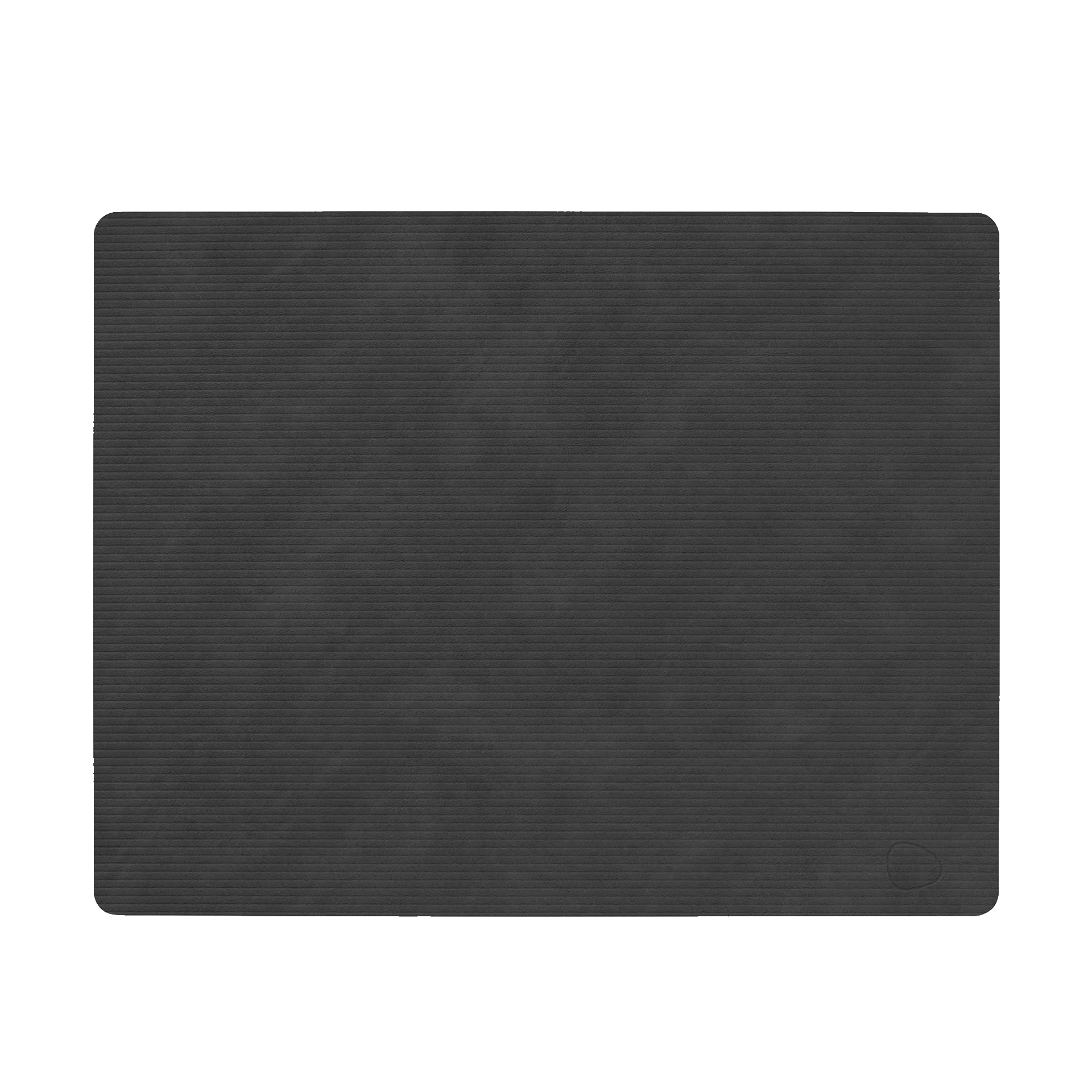 Tischset Corduroy Square Farbe schwarz 35x45 cm | 1,6 mm