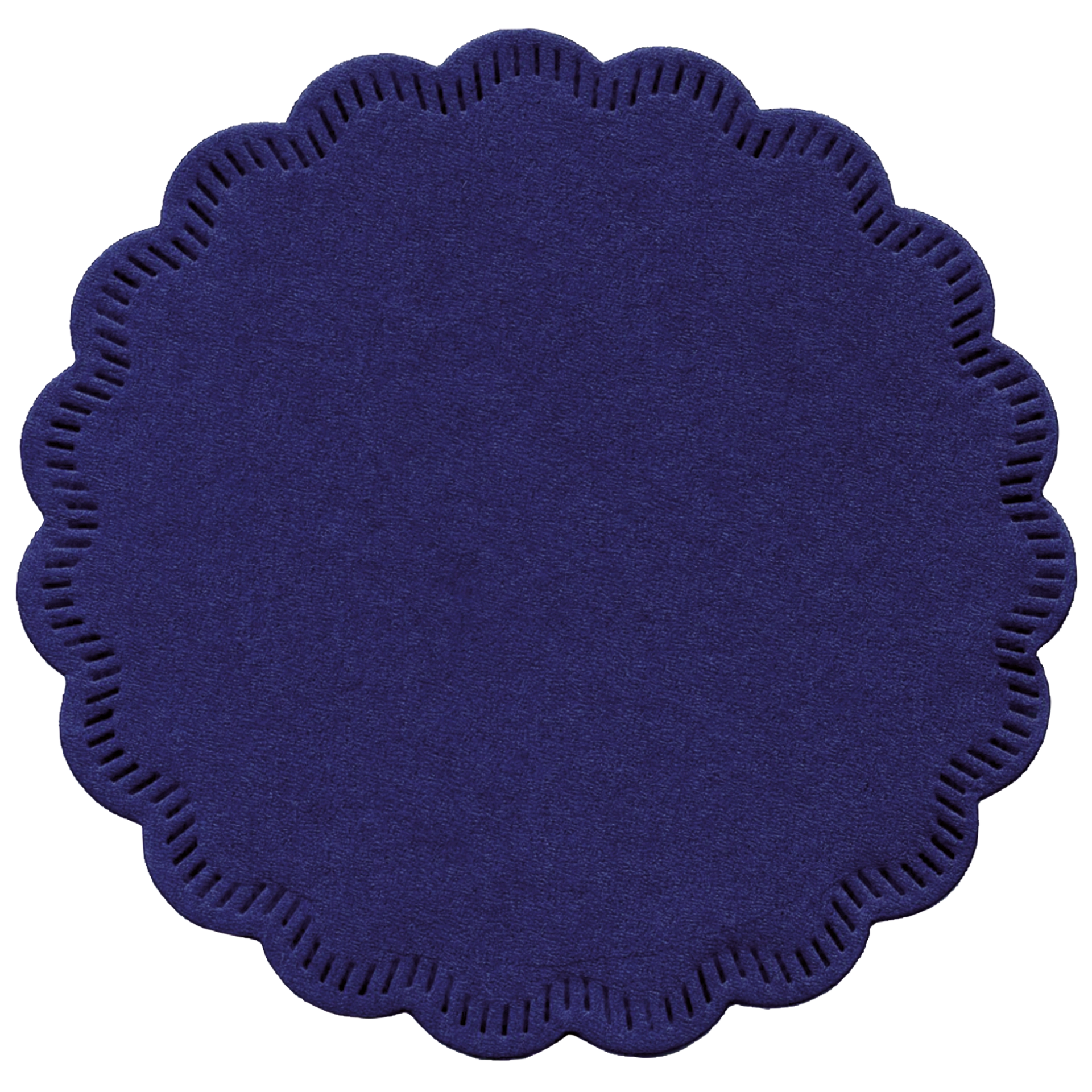 Untersetzer | UNI Zellstoff 9lg. | blau Ø 9 cm 