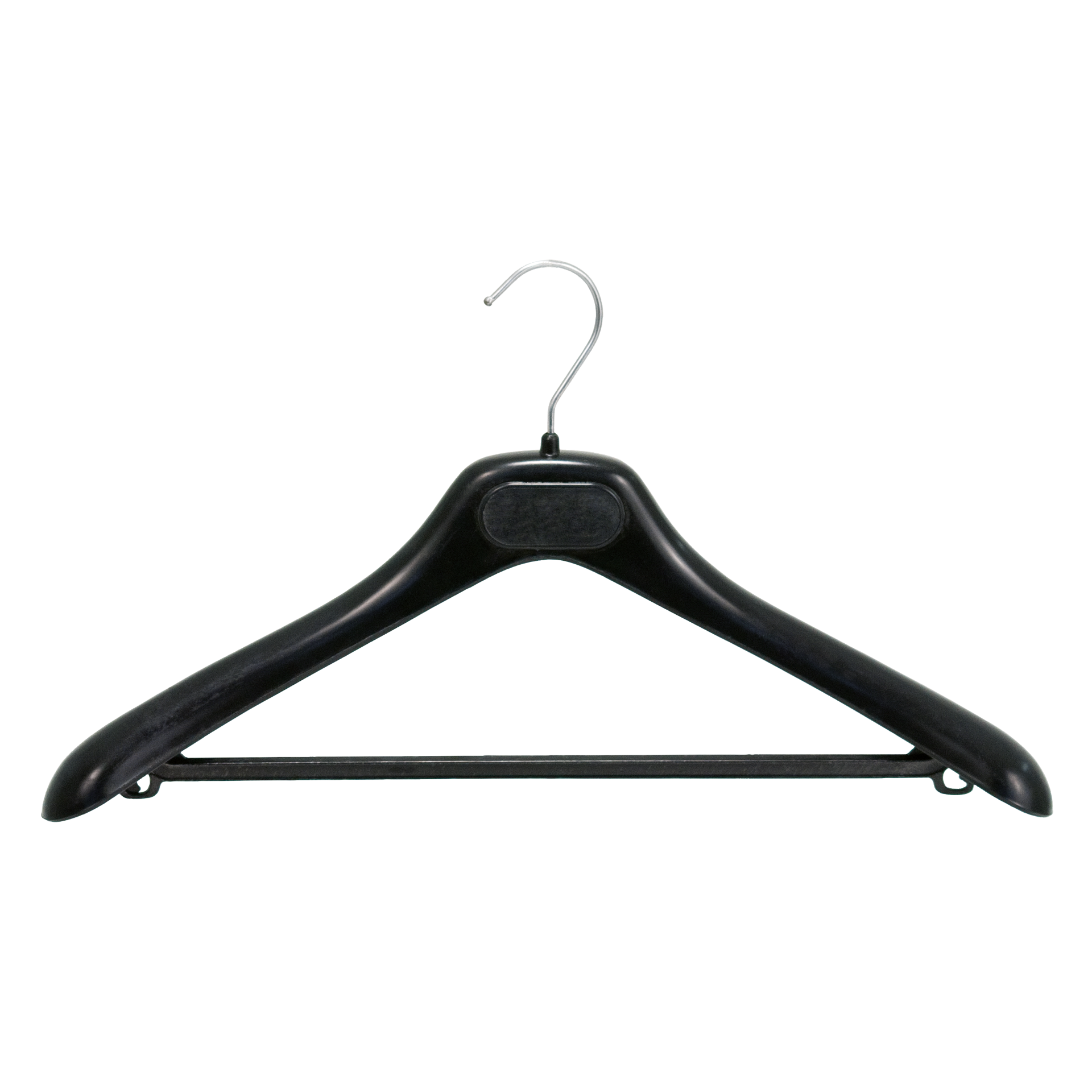 Kleiderbügel PVC | schwarz 42 cm