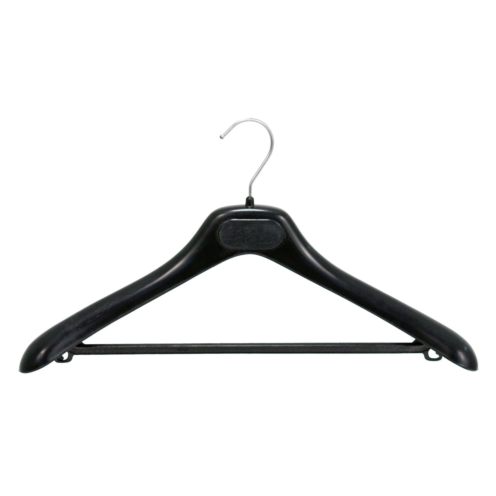 Kleiderbügel PVC | schwarz 42 cm
