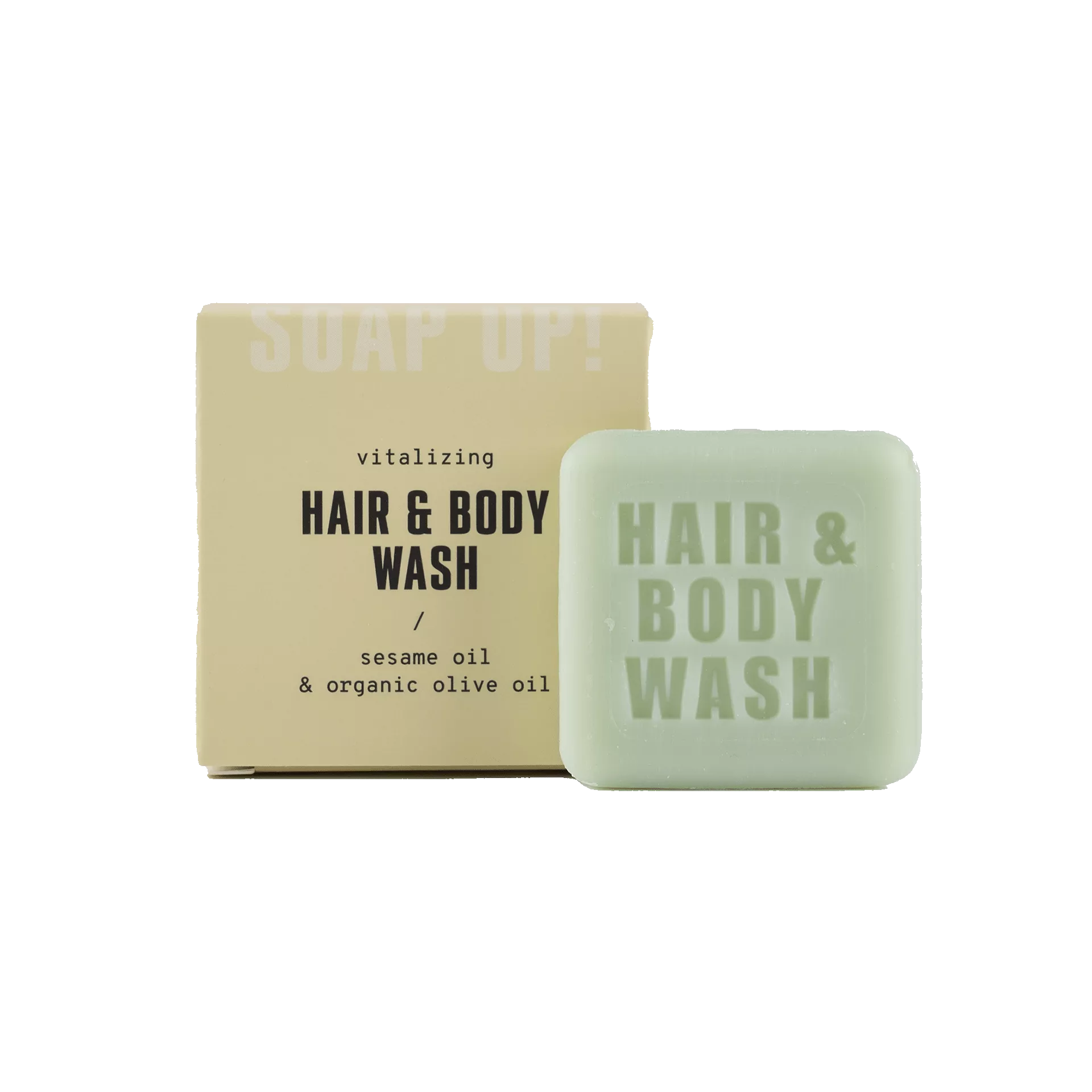 Badeduschgel Shampoo | Soap Up 15 g Sesamöl &Olivenöl Kartonbox