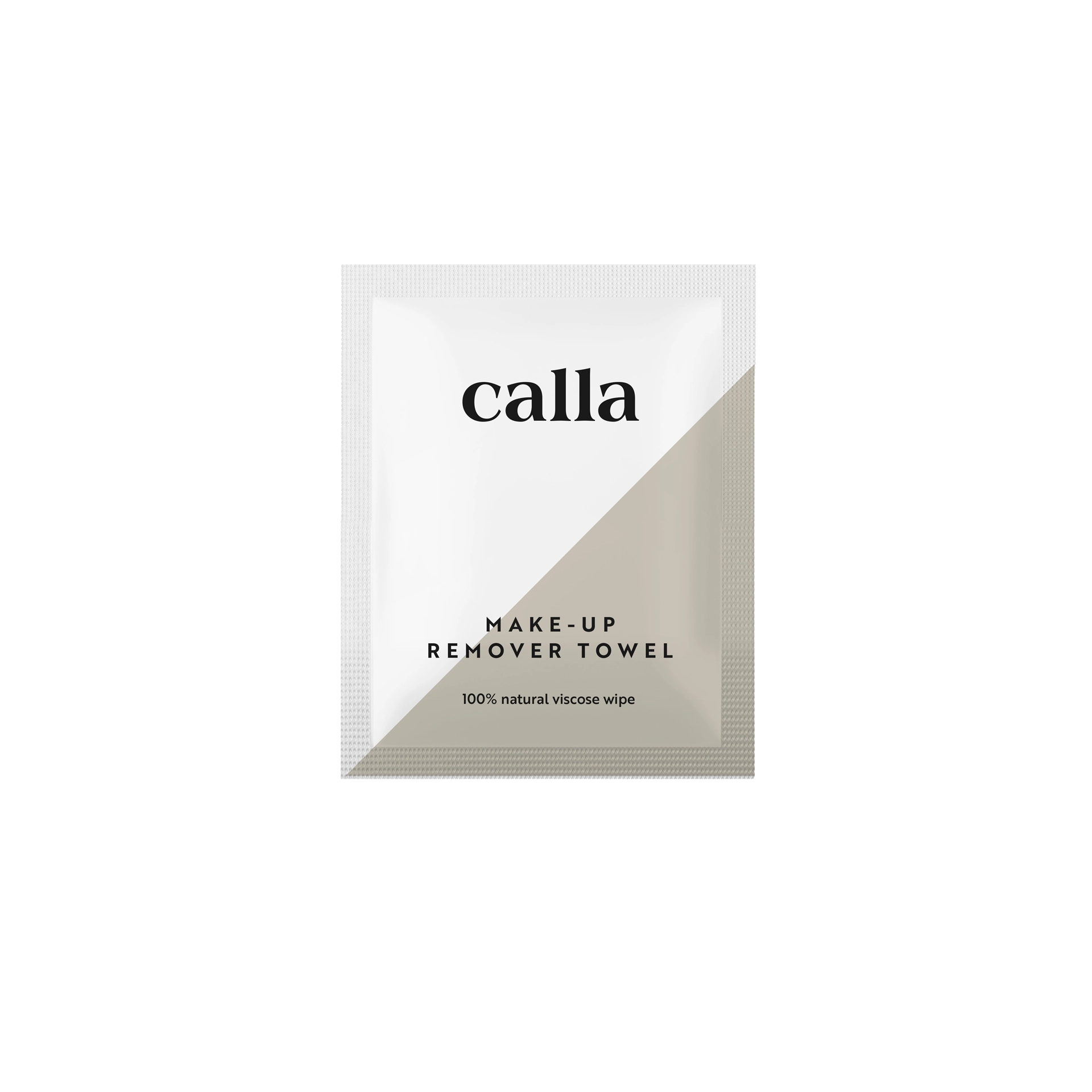 Make-up Entferner | Calla22 Tuch aus Viskose | 13x20 cm Briefchen | 9x7,25 cm 