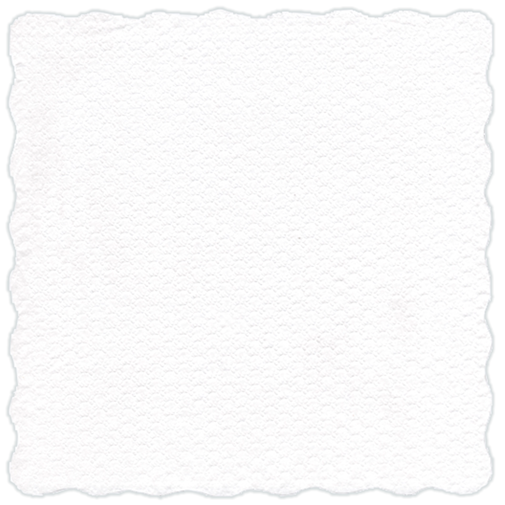 Serviette Papier 1lg. | weiß 15x15 cm | gestanzt 