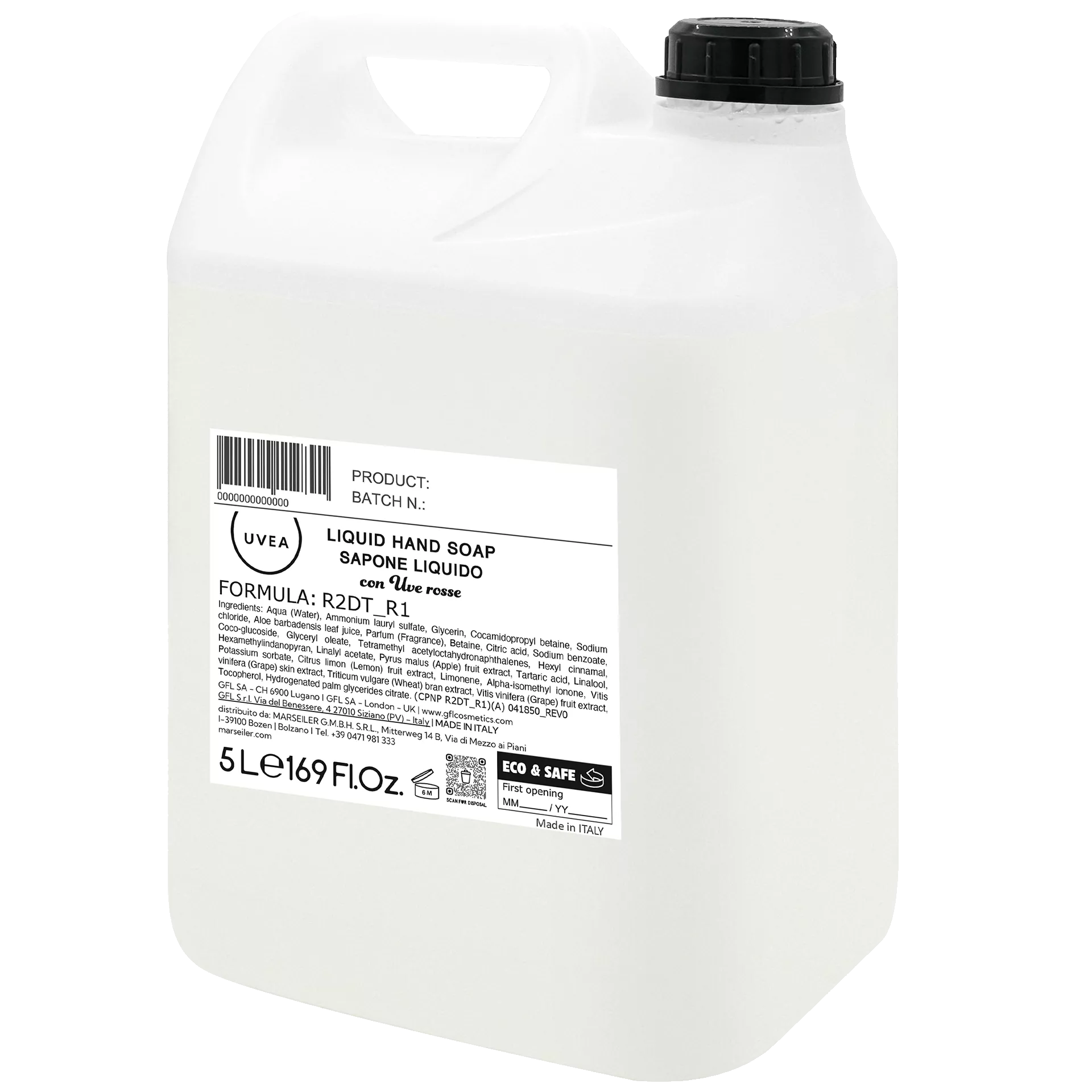 Handseife | Uvea Traubenduft Kanister | 5 lt.