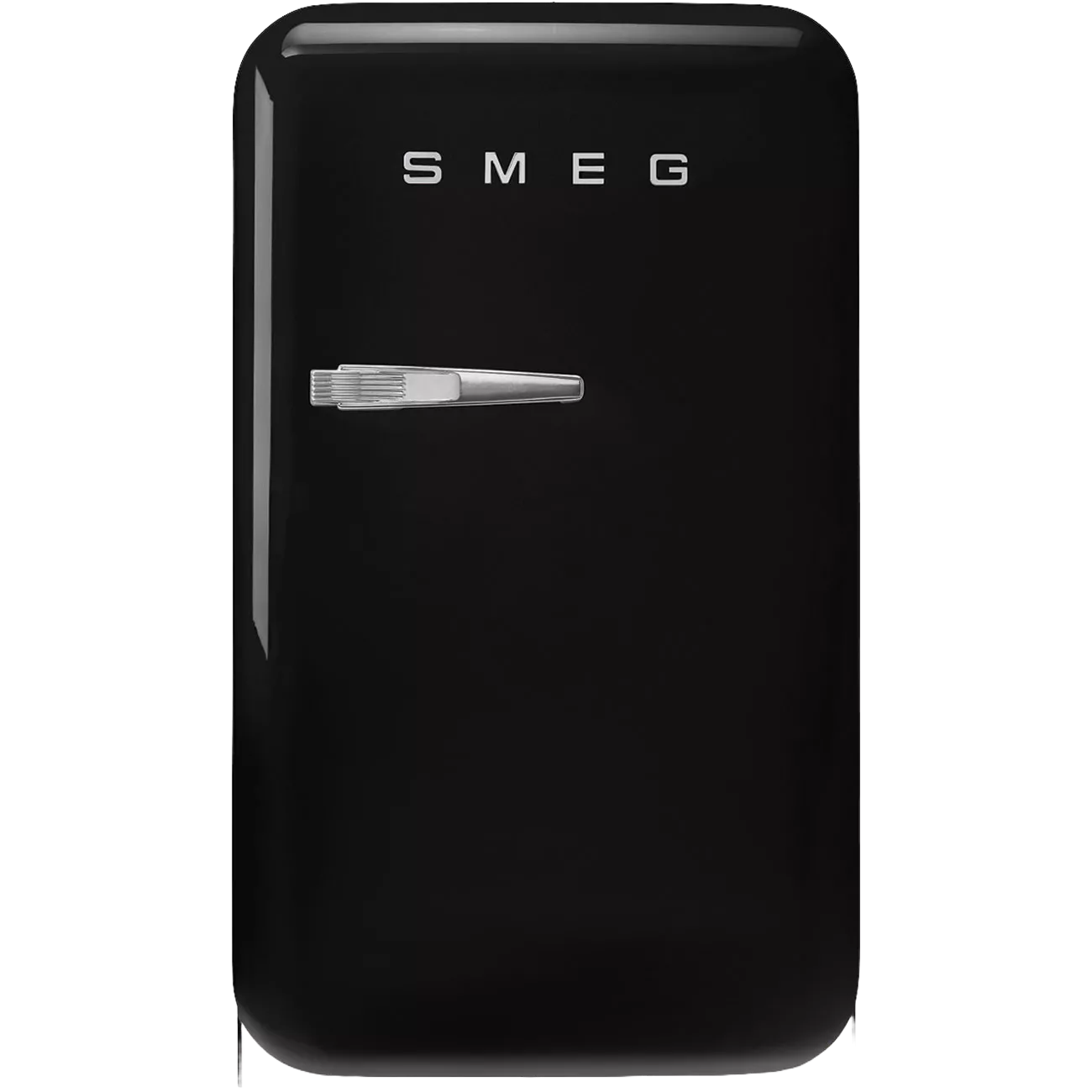 Minibar Retro | Smeg 50's Style schwarz | Griff rechts