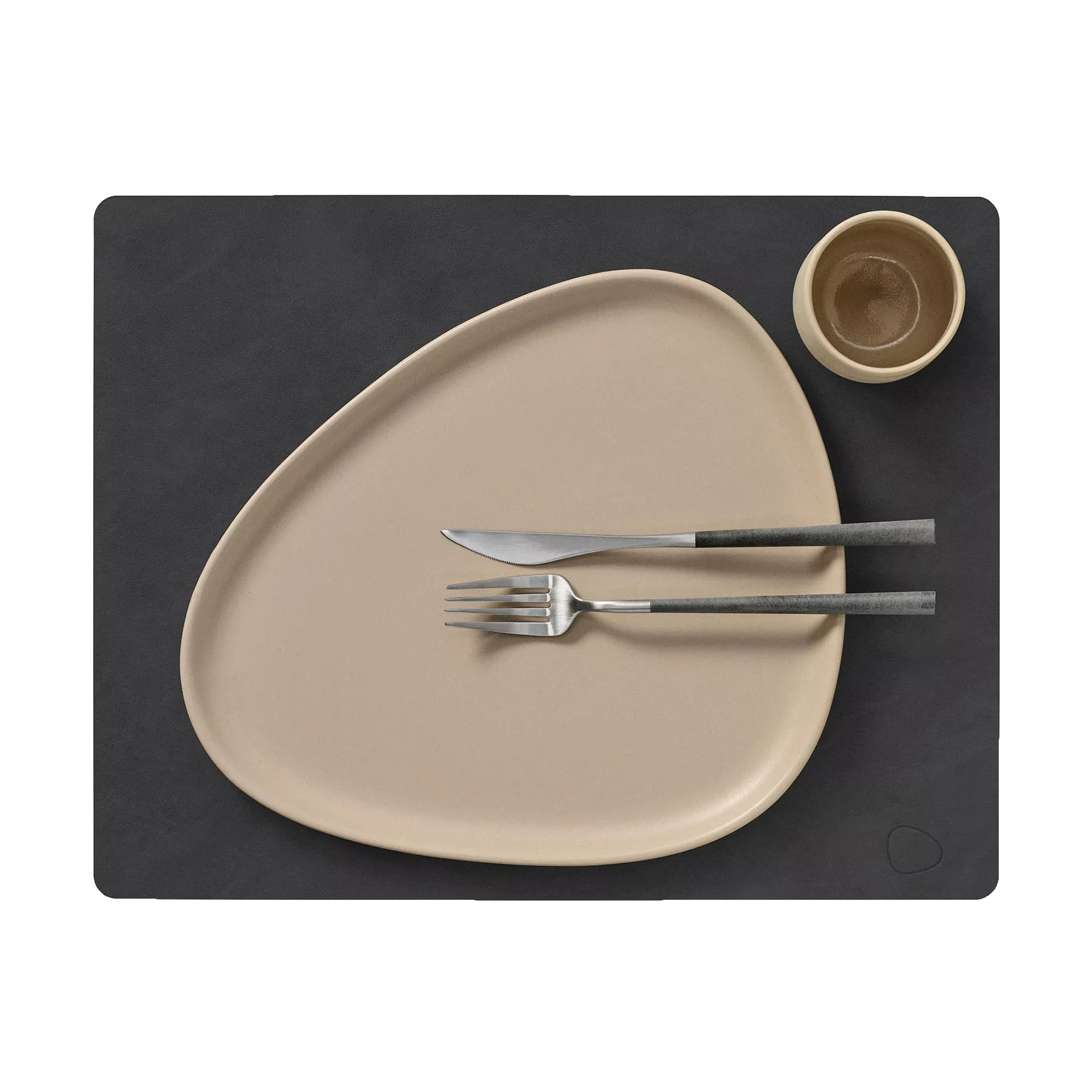 Tischset Nupo Square Farbe schwarz 35x45 cm | 1,6 mm