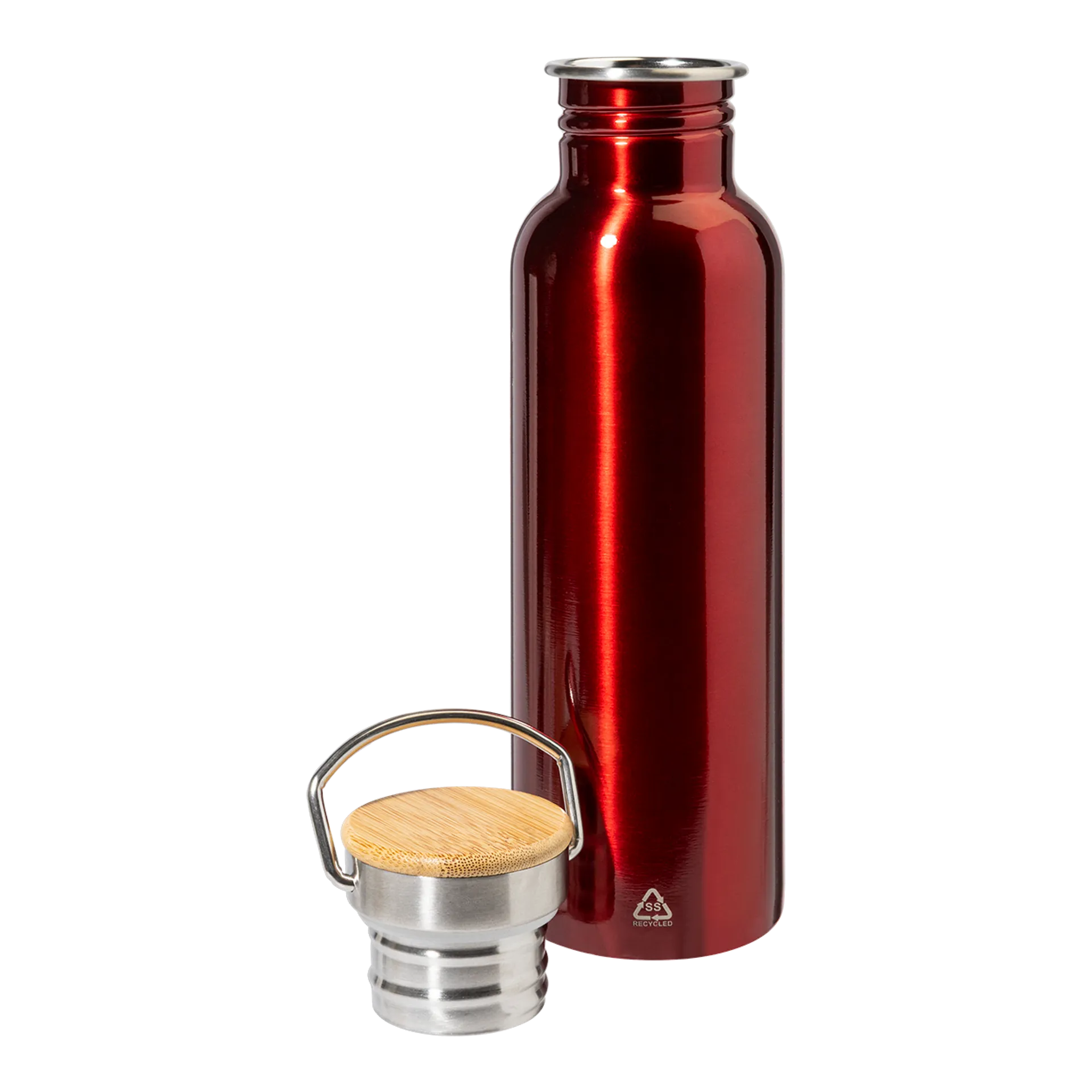 Trinkflasche | Nanga Edelstahl | rot 750 ml
