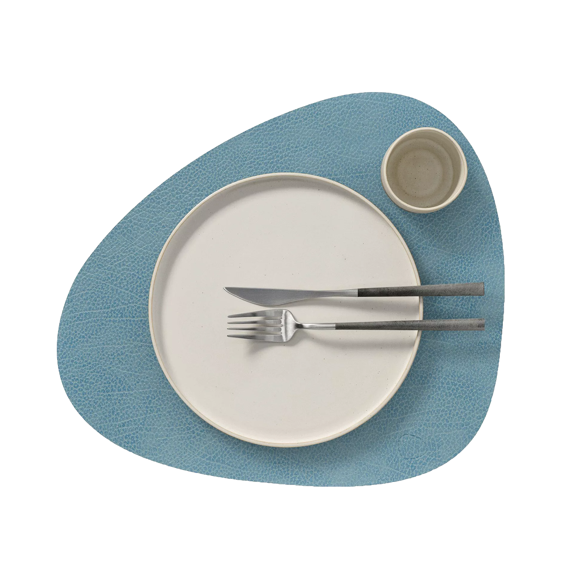 Tischset Hippo Curve Farbe hellblau 37x44 cm | 1,6 mm