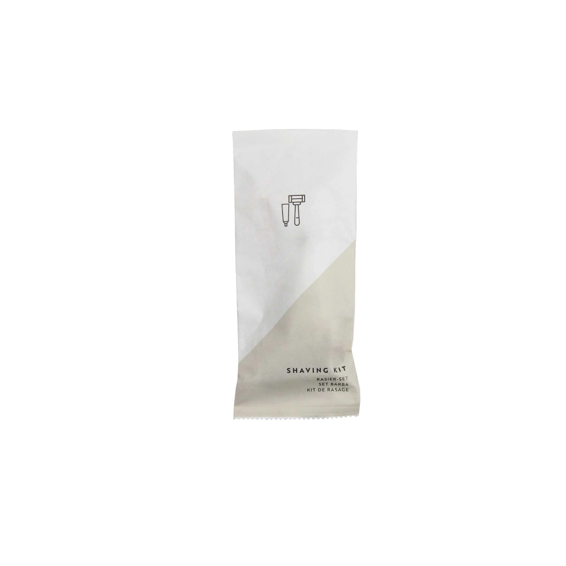Rasier-Set Calla in Papierverpackung Rasierer Biokunsstoff 35% Stroh