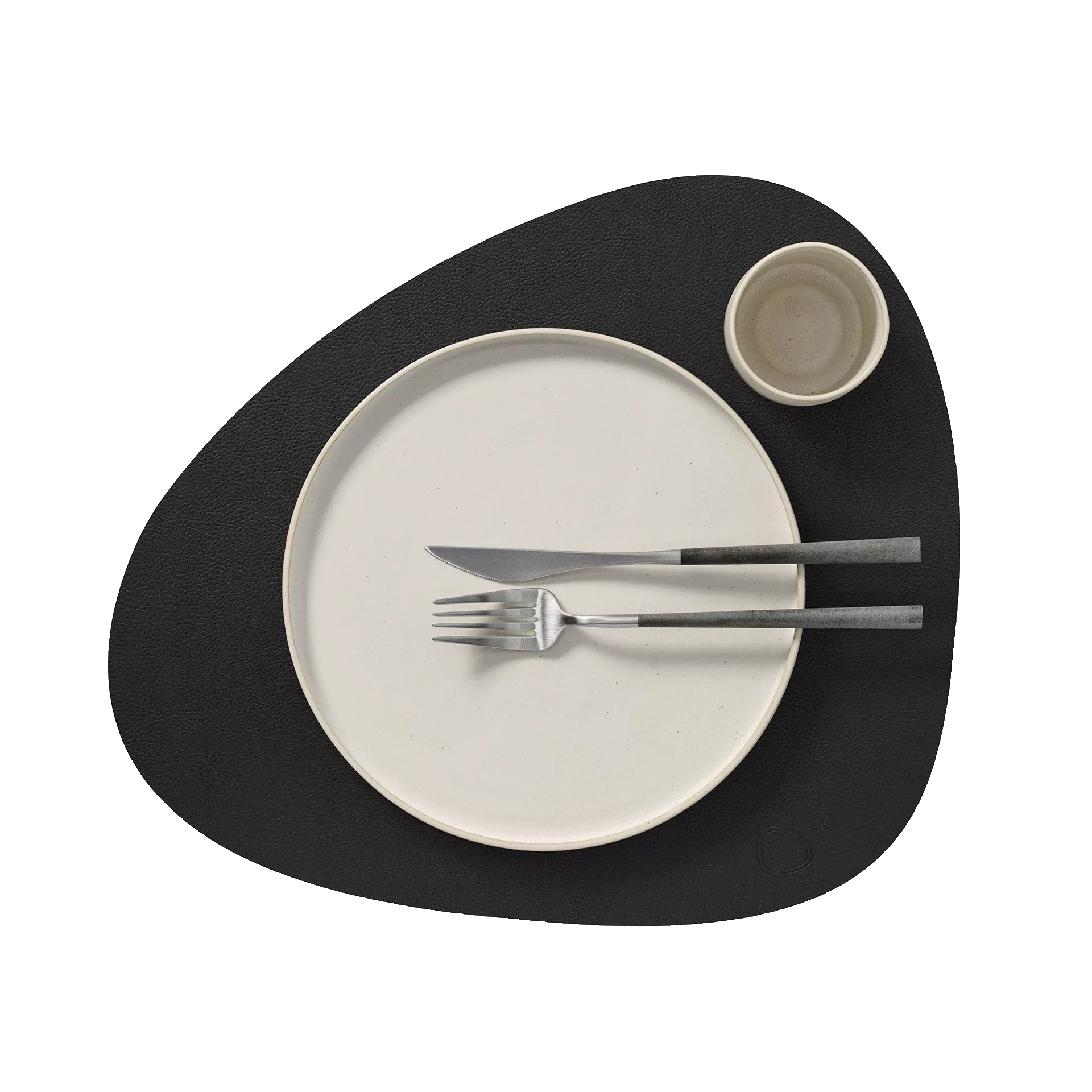 Tischset Serene Curve Farbe schwarz 37x44 cm | 1,2 mm