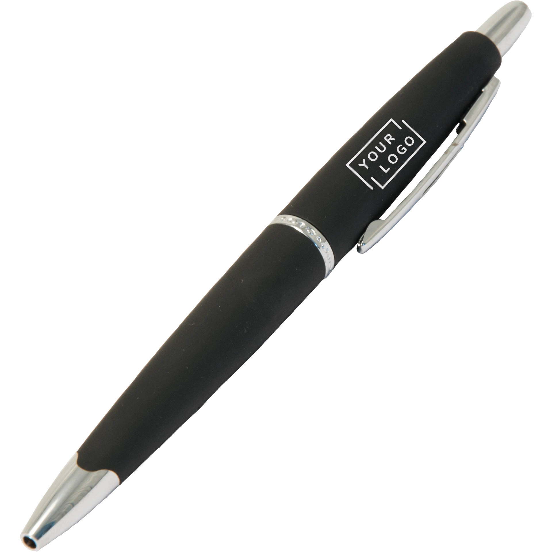 Kugelschreiber | Royal Soft touch | PVC schwarz/silber