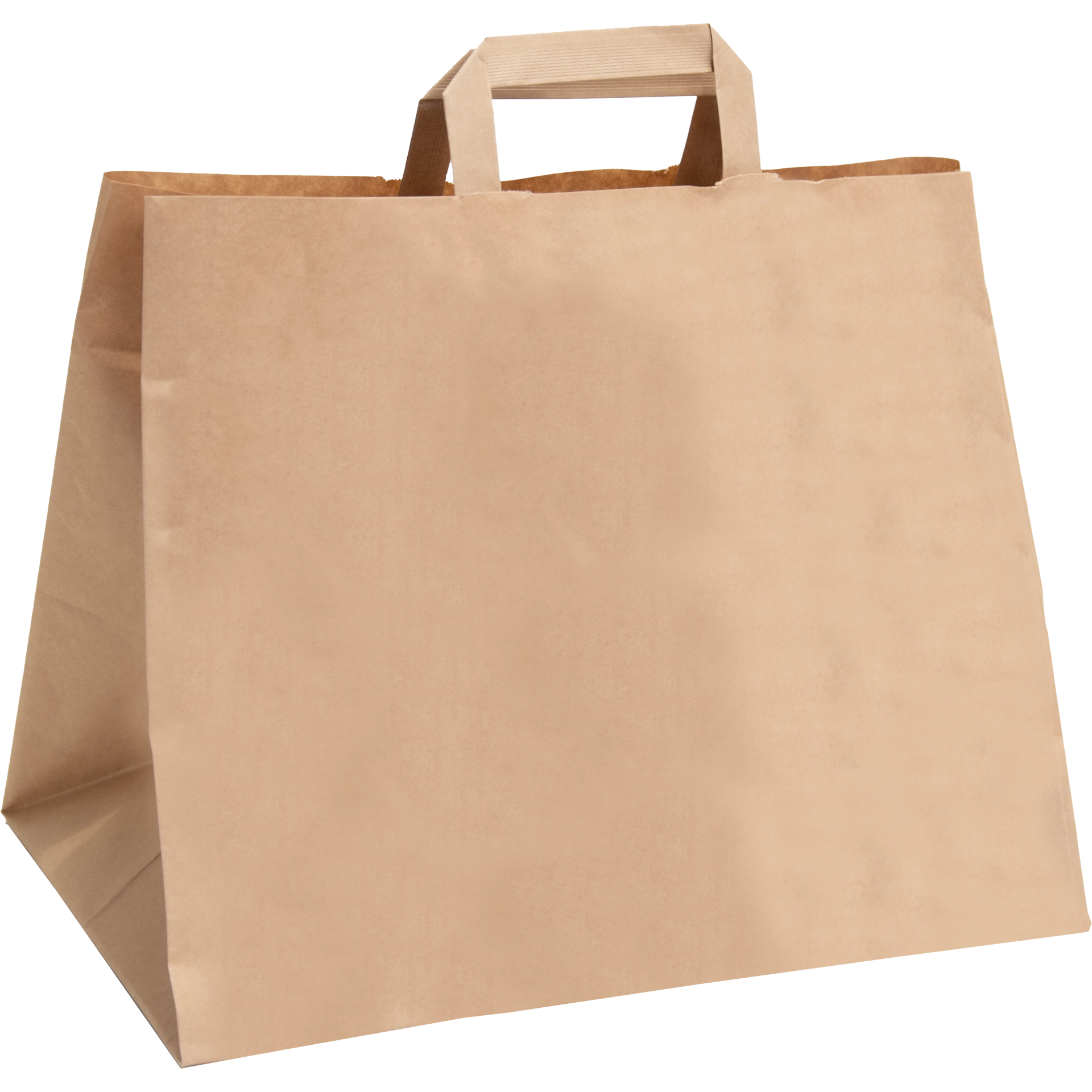 Shopper | Take away Papier | braun 32x20x h 23 cm | 100 gr/m²