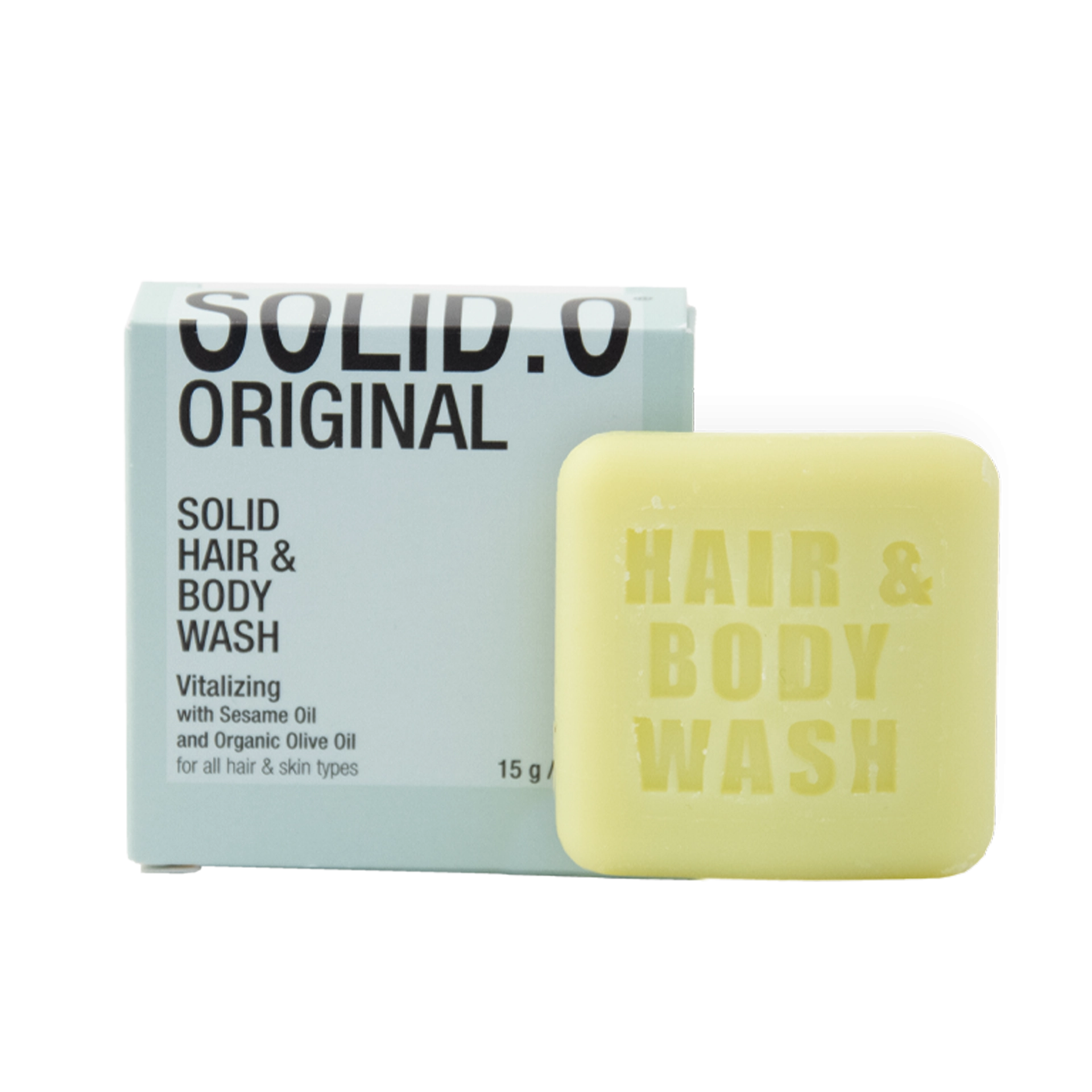 Badeduschgel Shampoo | Solid.O  15 g Kartonbox