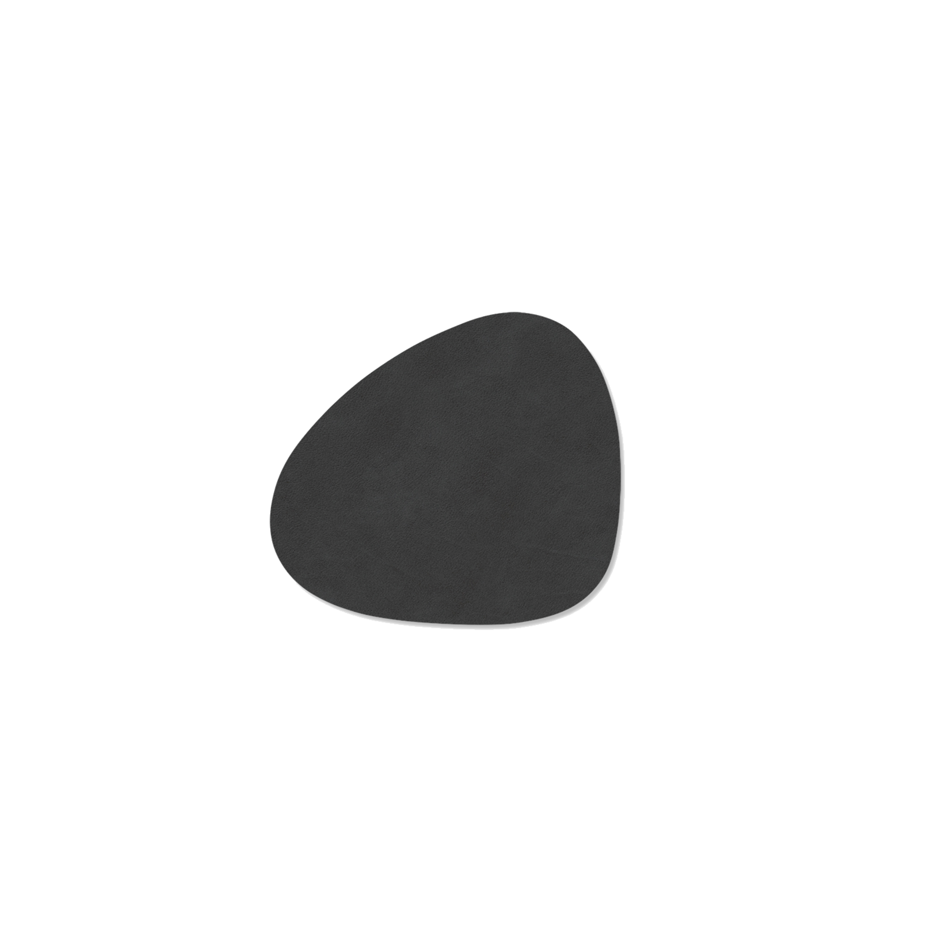 Untersetzer Nupo Curve Farbe schwarz 11x13 cm | 1,6 mm