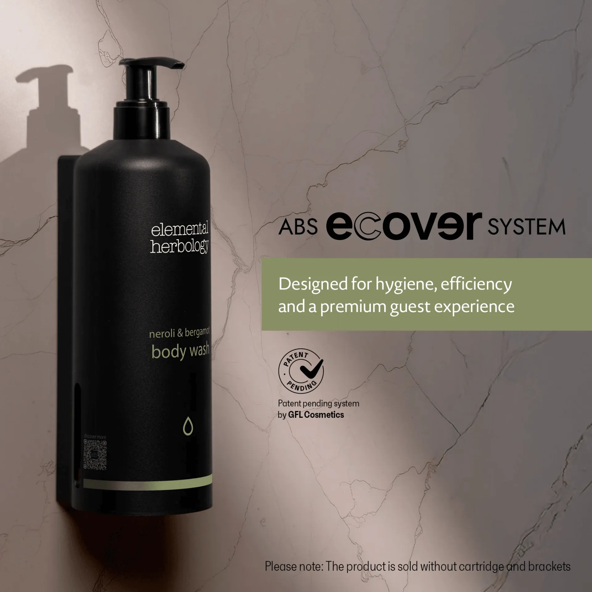 Ecover | Elemental Herbology bagnodoccia per flacone ultralight 370 ml
