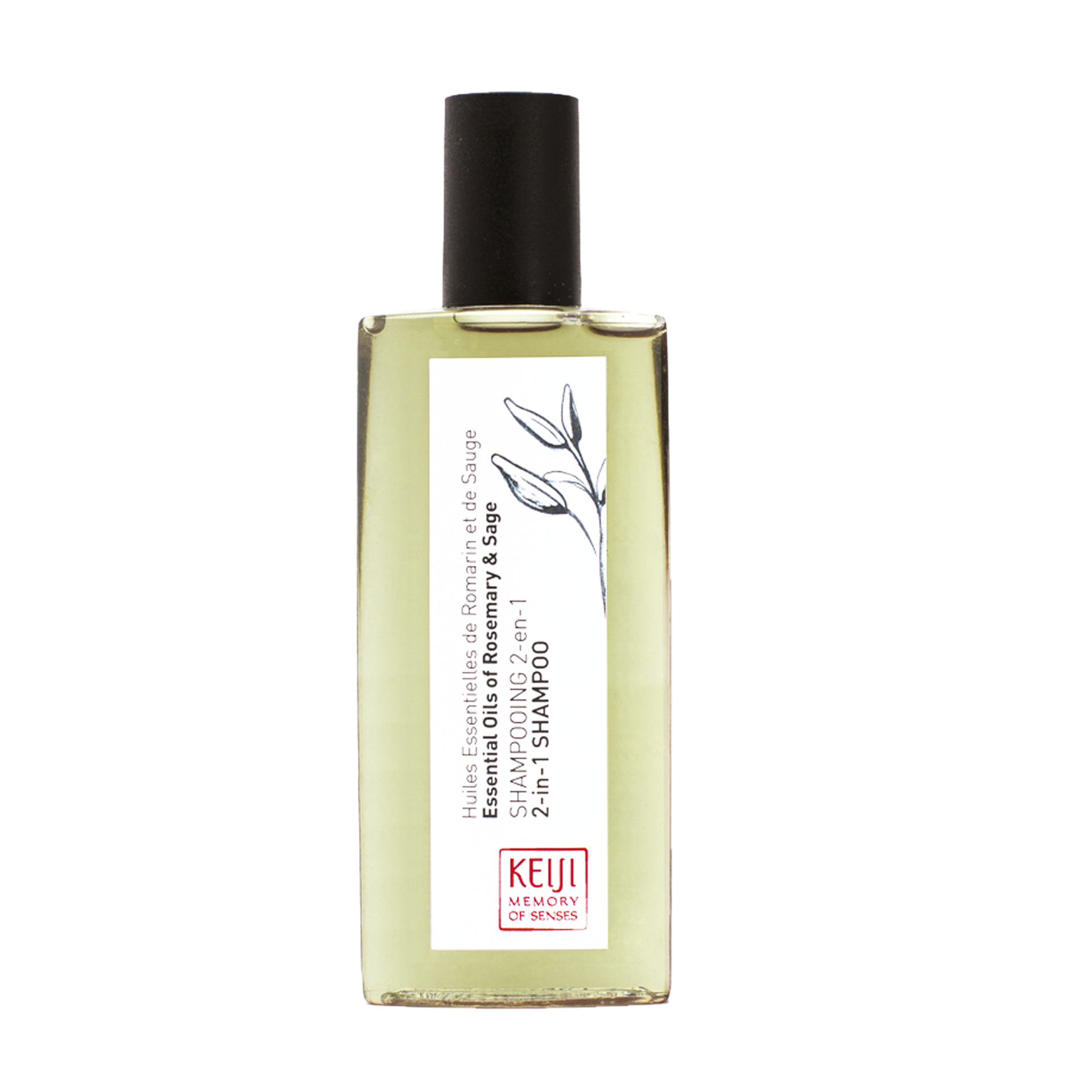 Badeduschgel/Shampoo | Keiji Aromatherapy Flacon | 50 ml