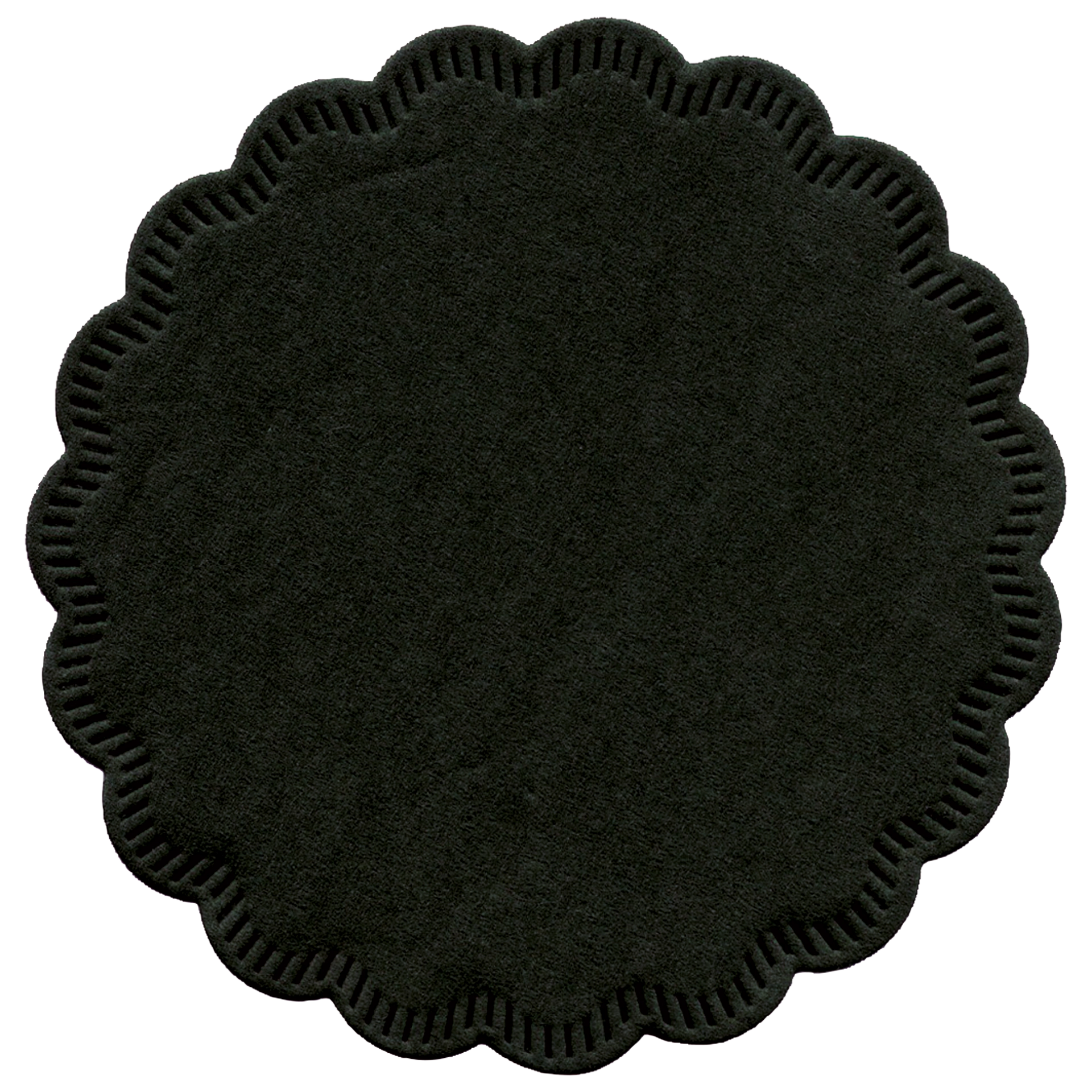 Untersetzer | UNI Zellstoff 9lg. | schwarz Ø 9 cm 