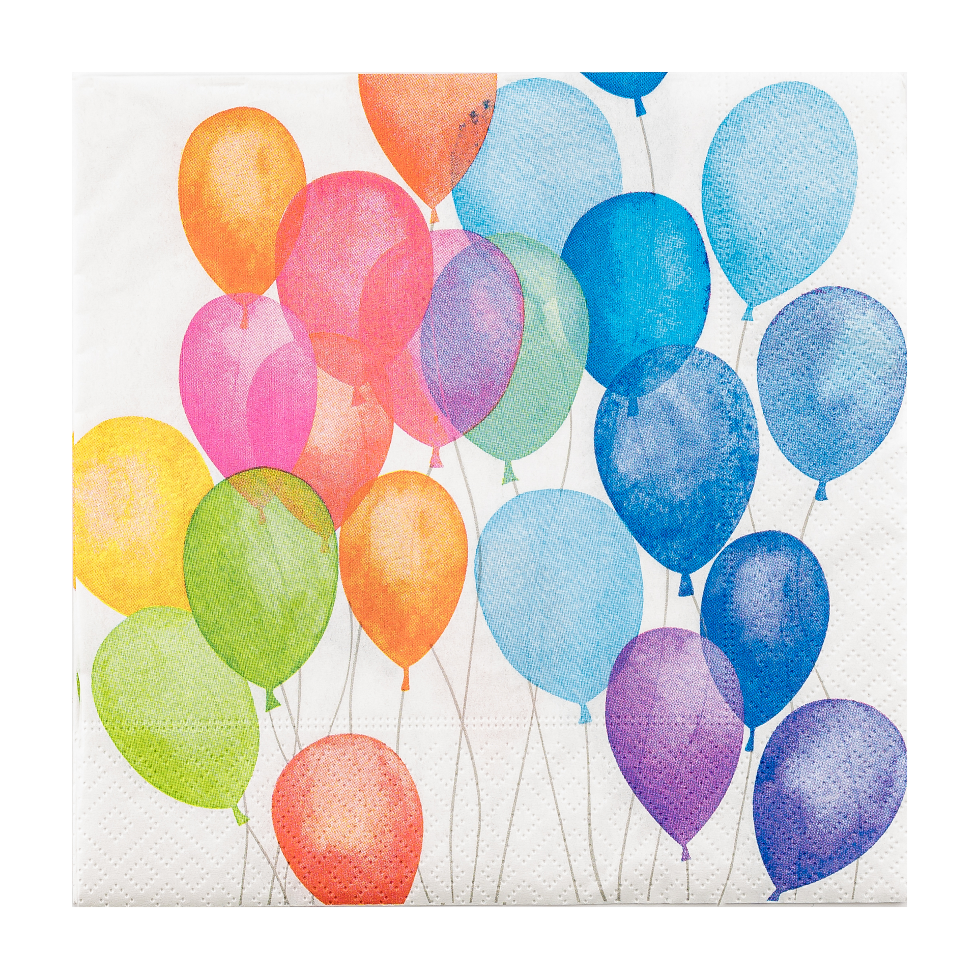 Serviette | Balloons Zellstoff 3lg. 33x33 cm   