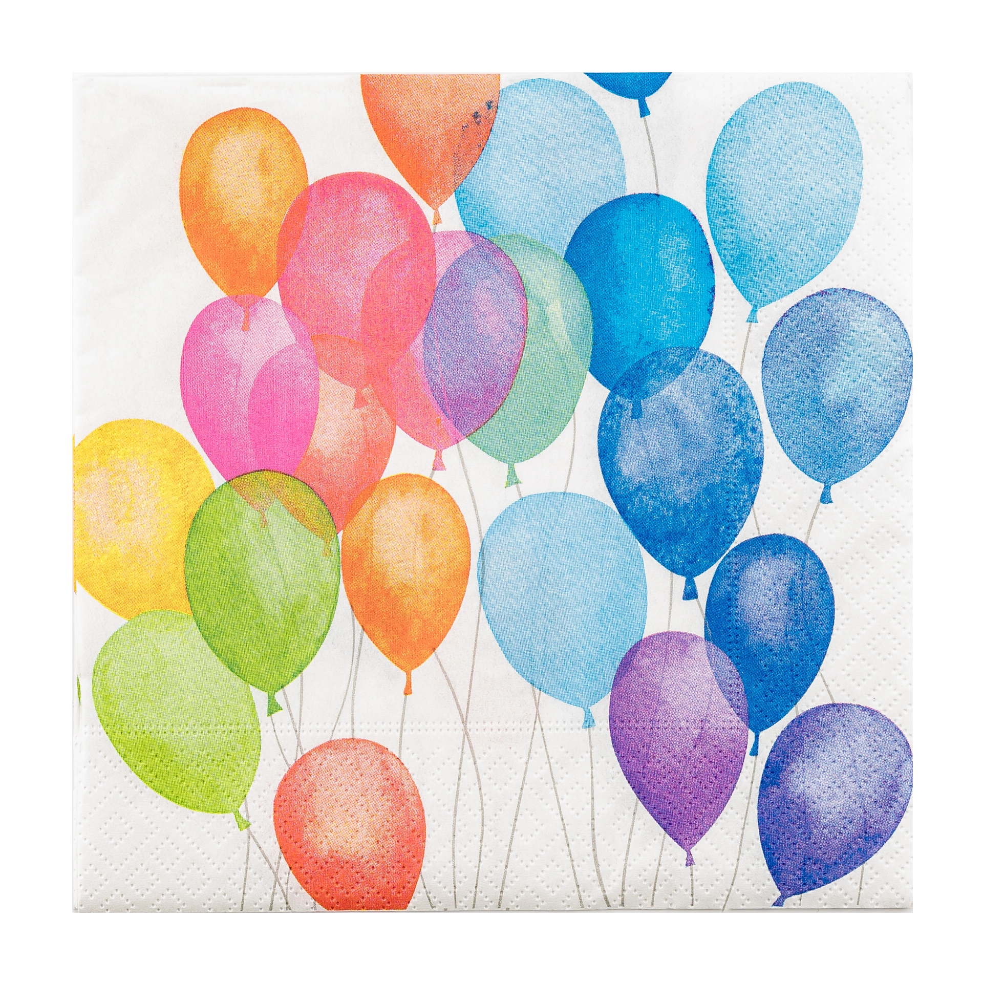 Serviette | Balloons Zellstoff 3lg. 33x33 cm   