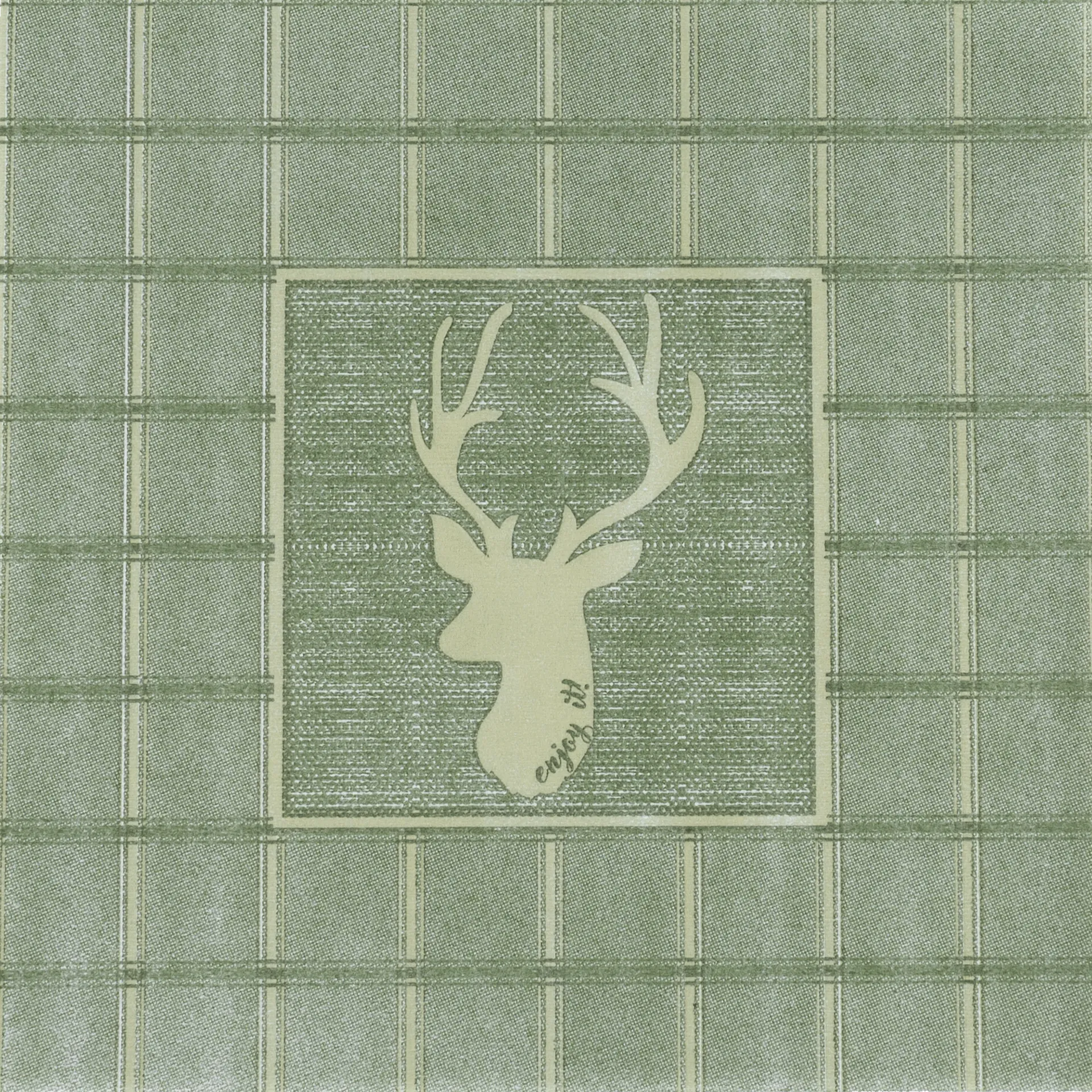 Tovagliolo | Alce Airlaid | verde 40x40 cm