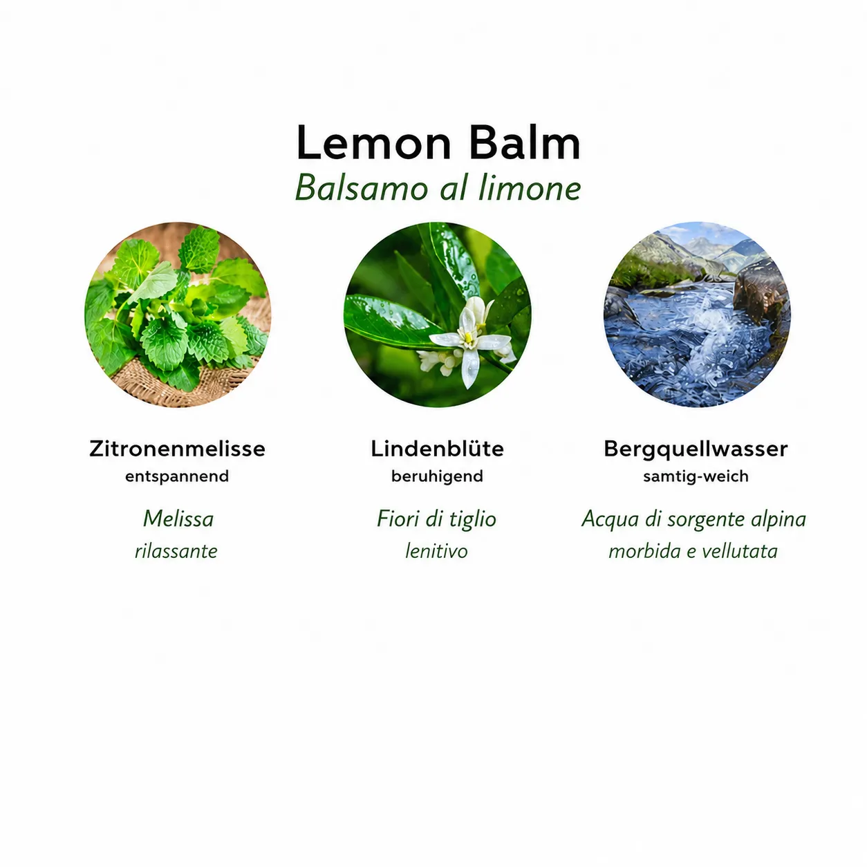 Hand- &Bodylotion | Nature Zitronenmelisse Tube | 30 ml