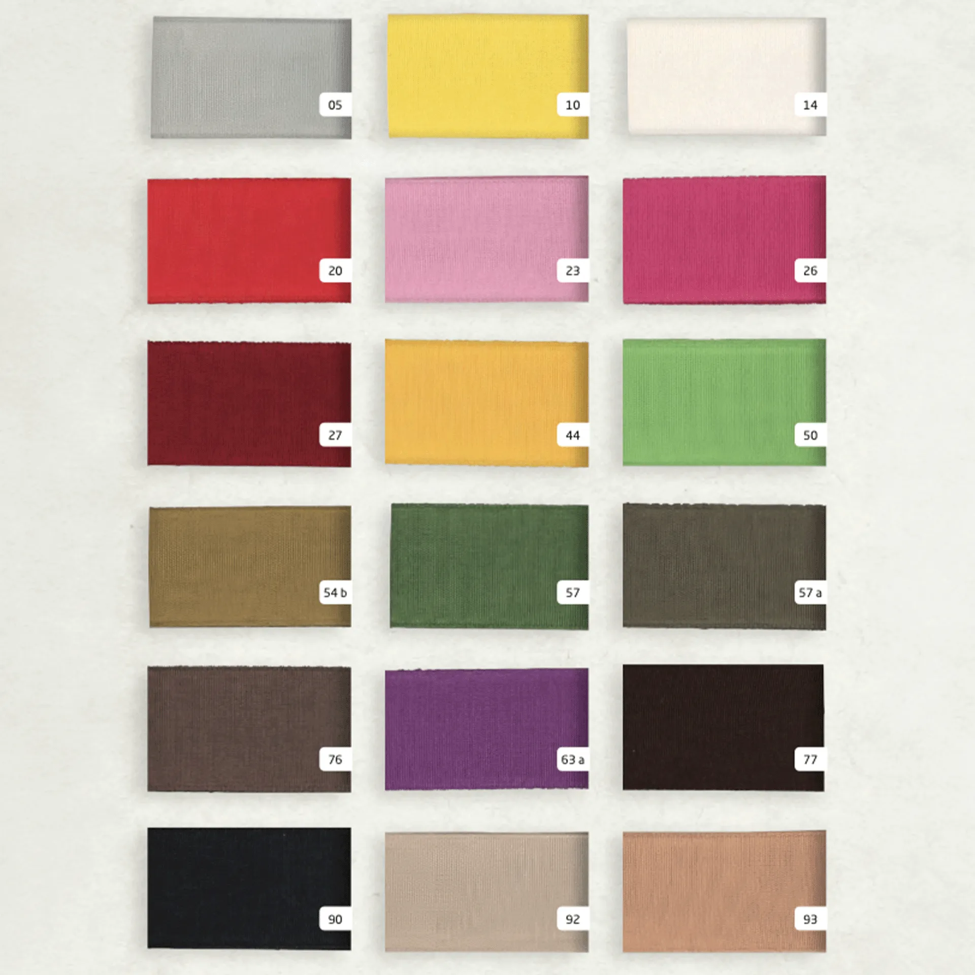 Tencel Band 15 mm | 25 mt Rolle Siebdruck | Standard Farben