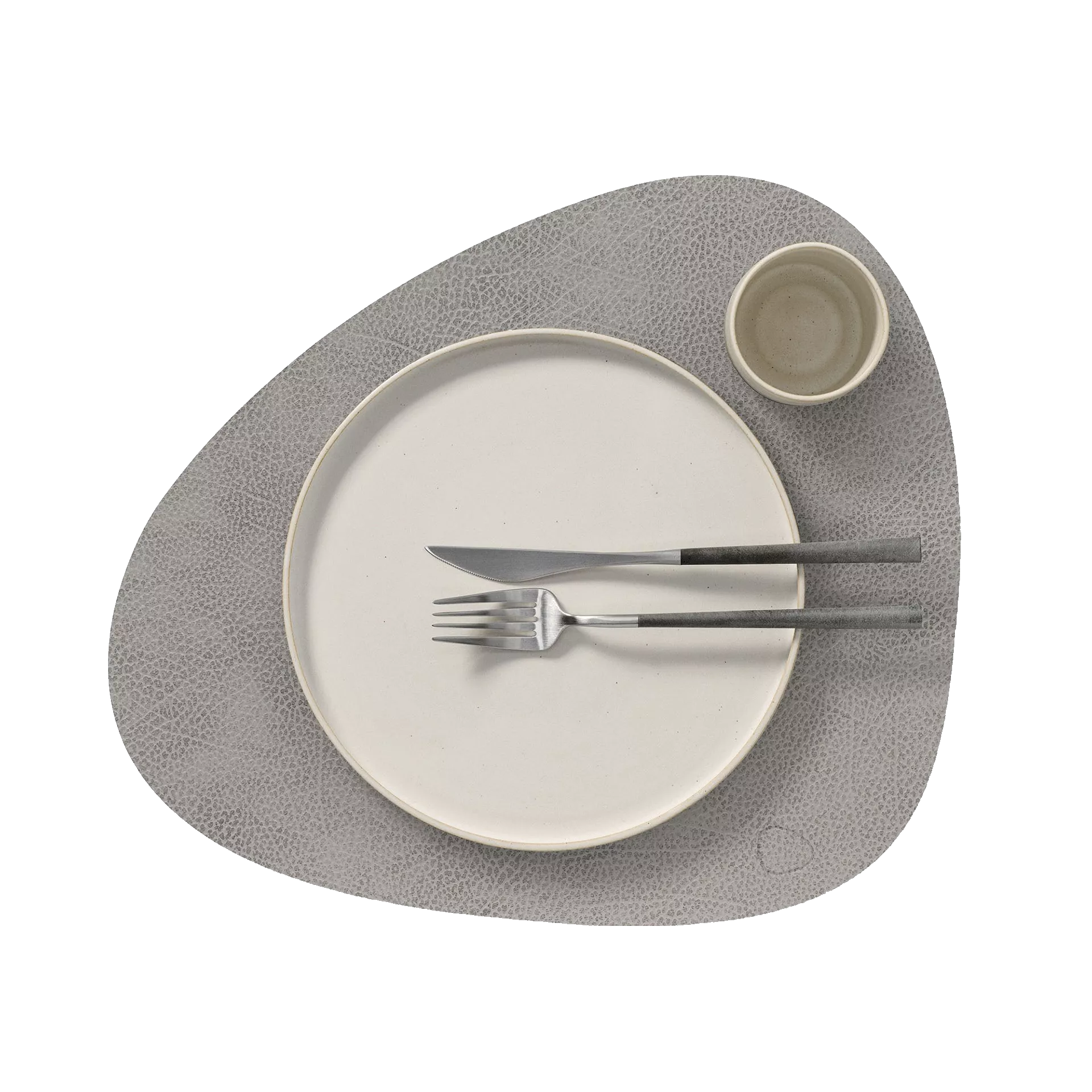 Tischset Hippo Curve Farbe anthrazit/grau 37x44 cm | 1,6 mm