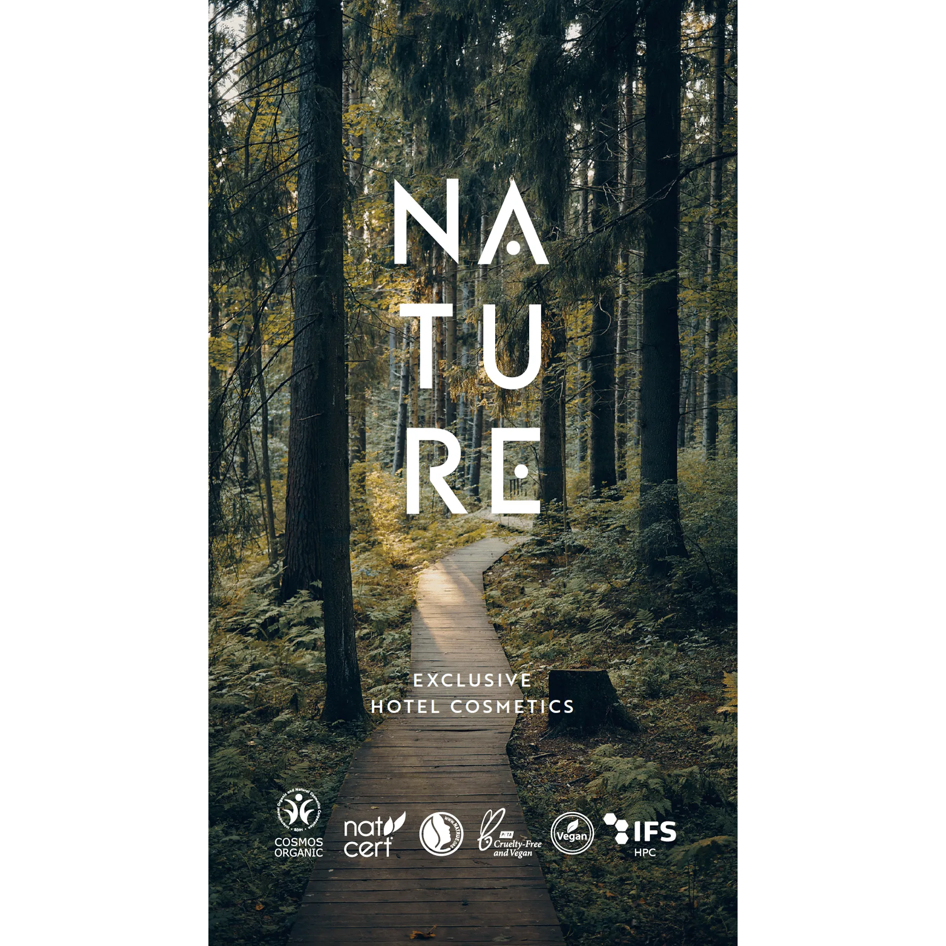 Flyer Hotelkosmetik Nature 3 Sprachen  