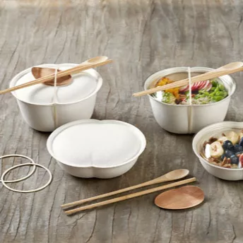 Schale | Atlantis Bagasse | weiß 500 ml