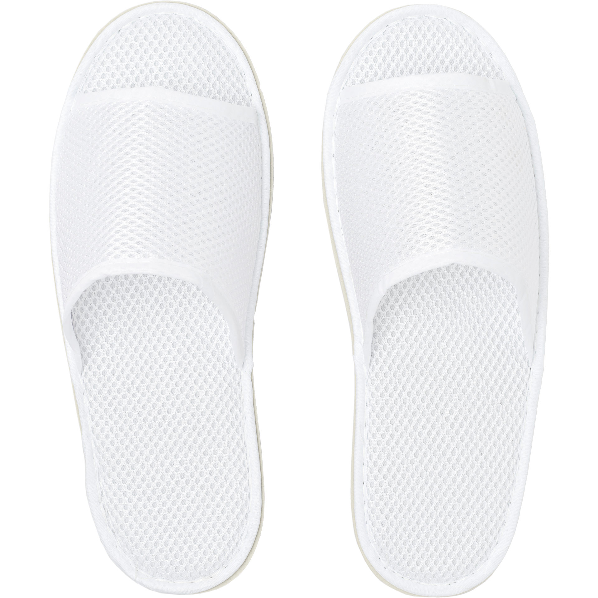 Wellness Slipper | Rio PVC | weiß | offen Sohle 5 mm sichtbar