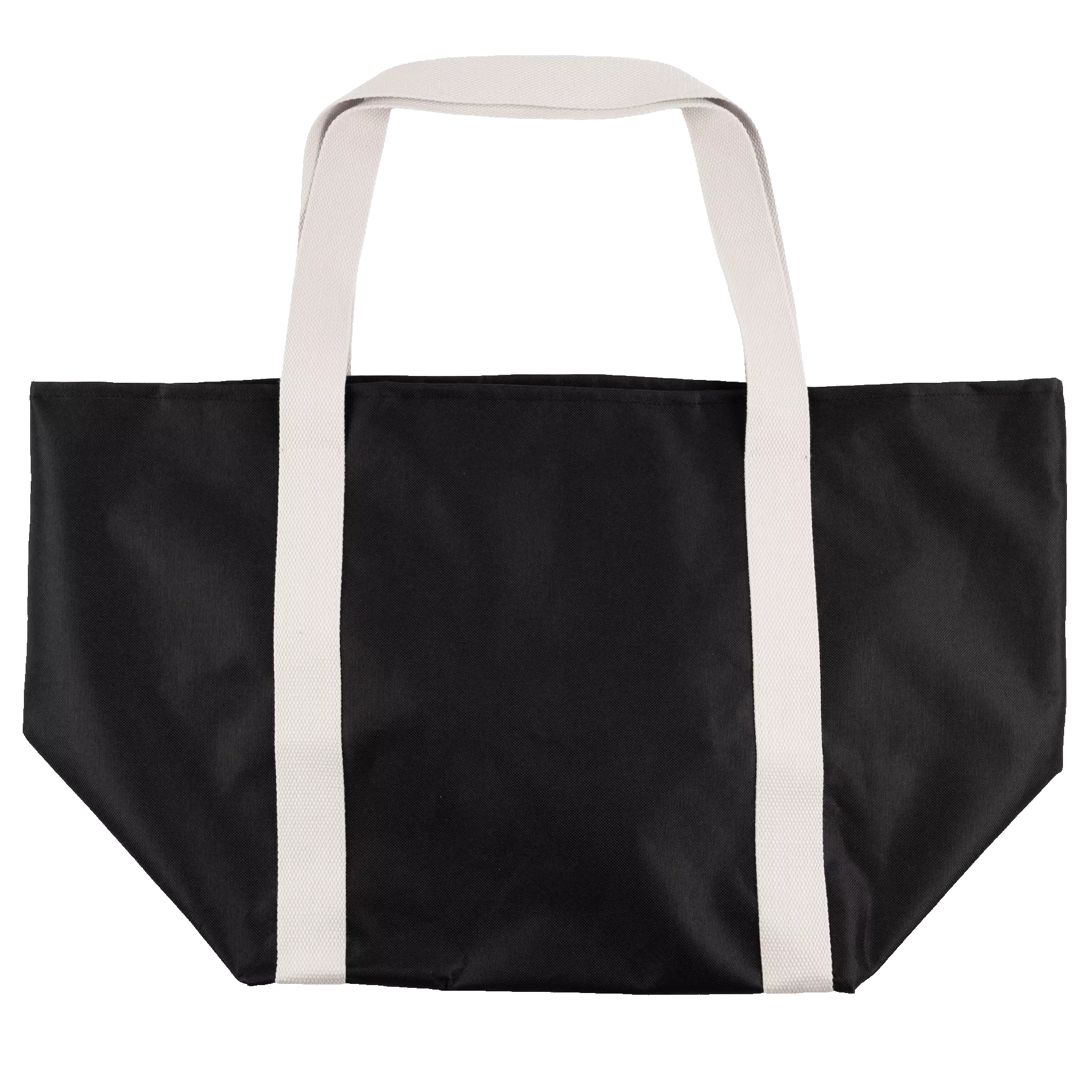 Wellnesstasche | Adrian Stripes Polyester wasserfest 63x35x20 cm | schwarz