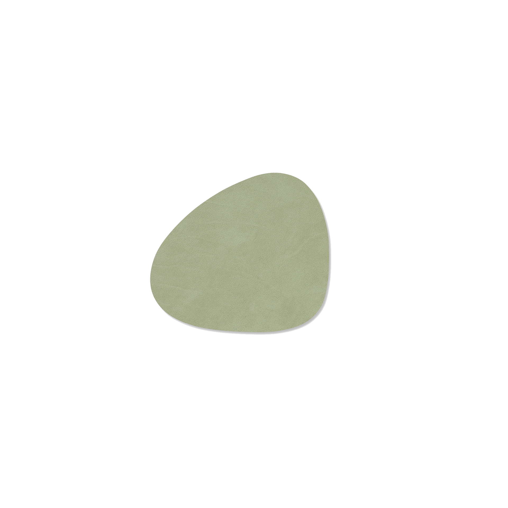 Untersetzer Nupo Curve Farbe olivgrün 11x13 cm | 1,6 mm