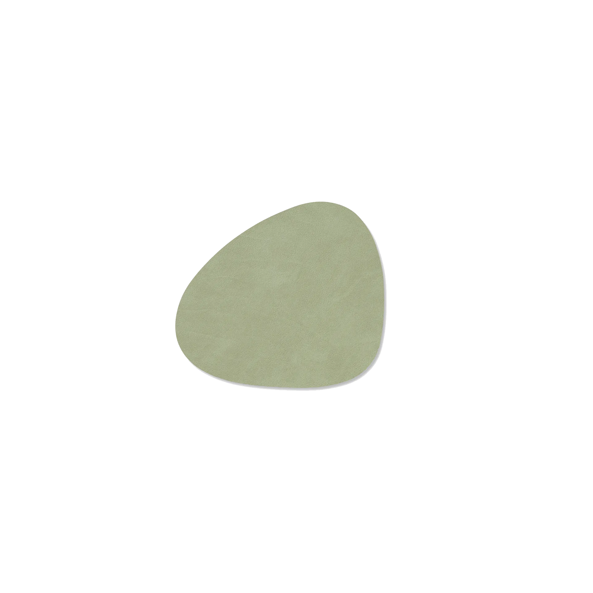 Untersetzer Nupo Curve Farbe olivgrün 11x13 cm | 1,6 mm