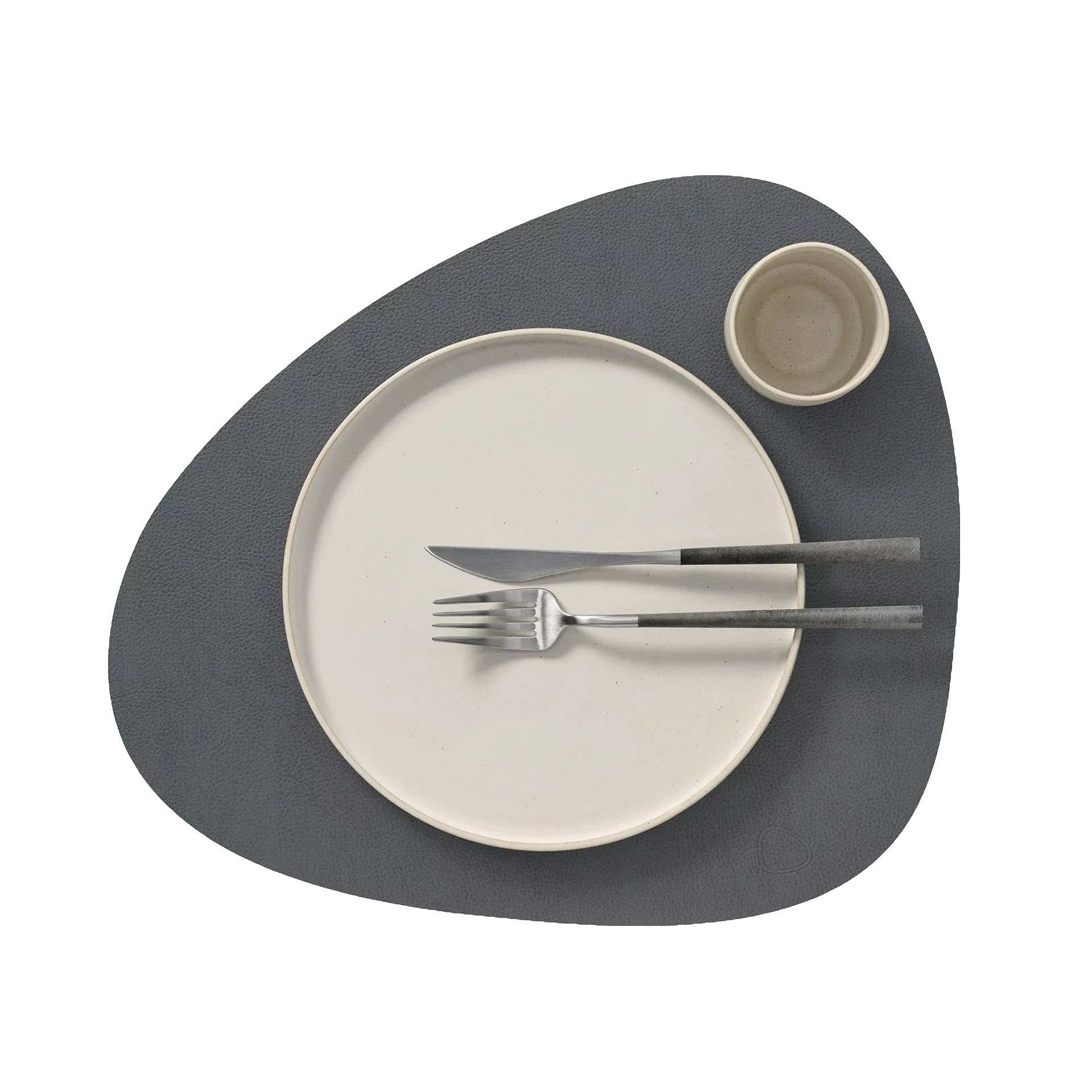 Tischset Serene Curve Farbe anthrazit 37x44 cm | 1,2 mm