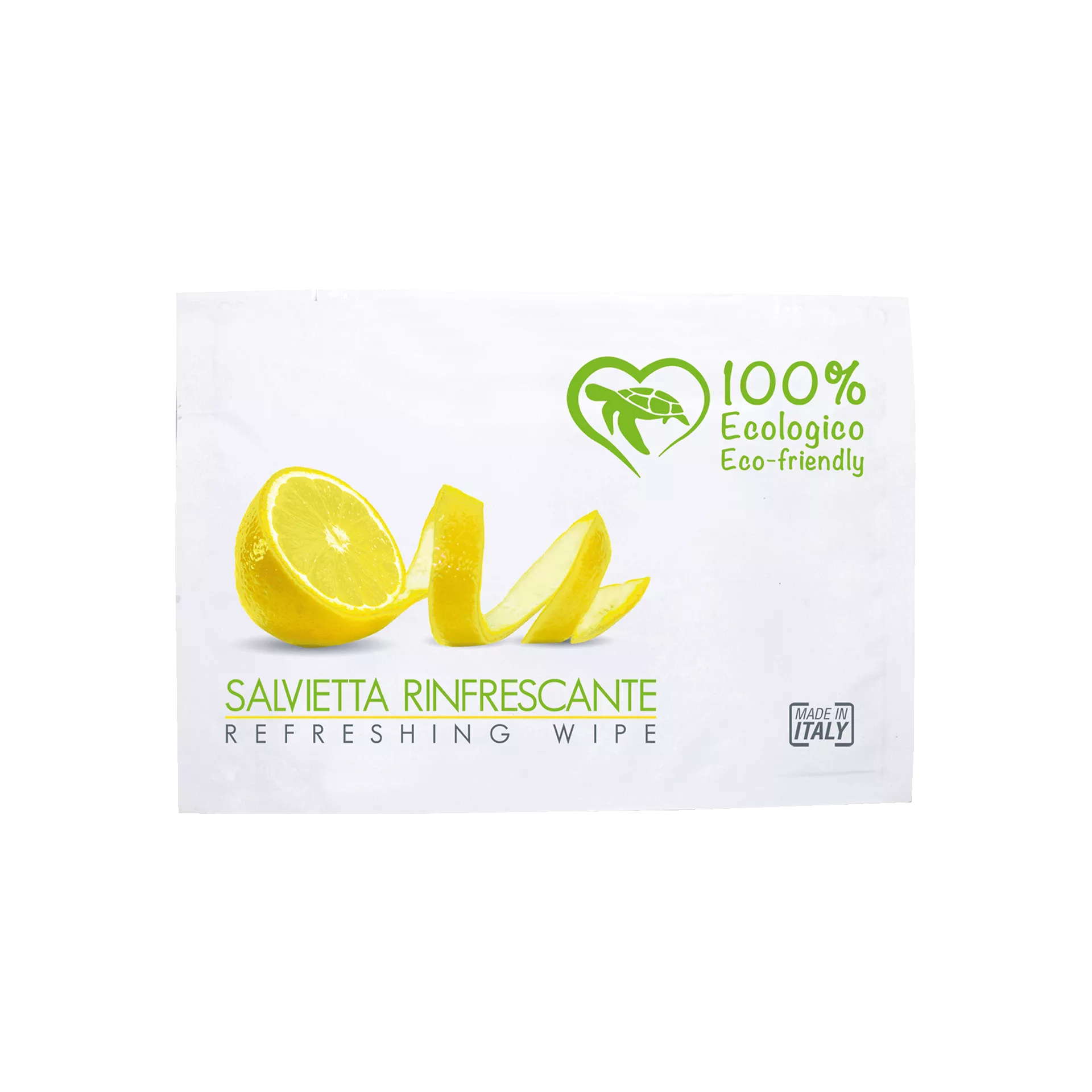 Erfrischungstuch | Lemon 100% Viskose biologisch abbaubar 22x13 cm