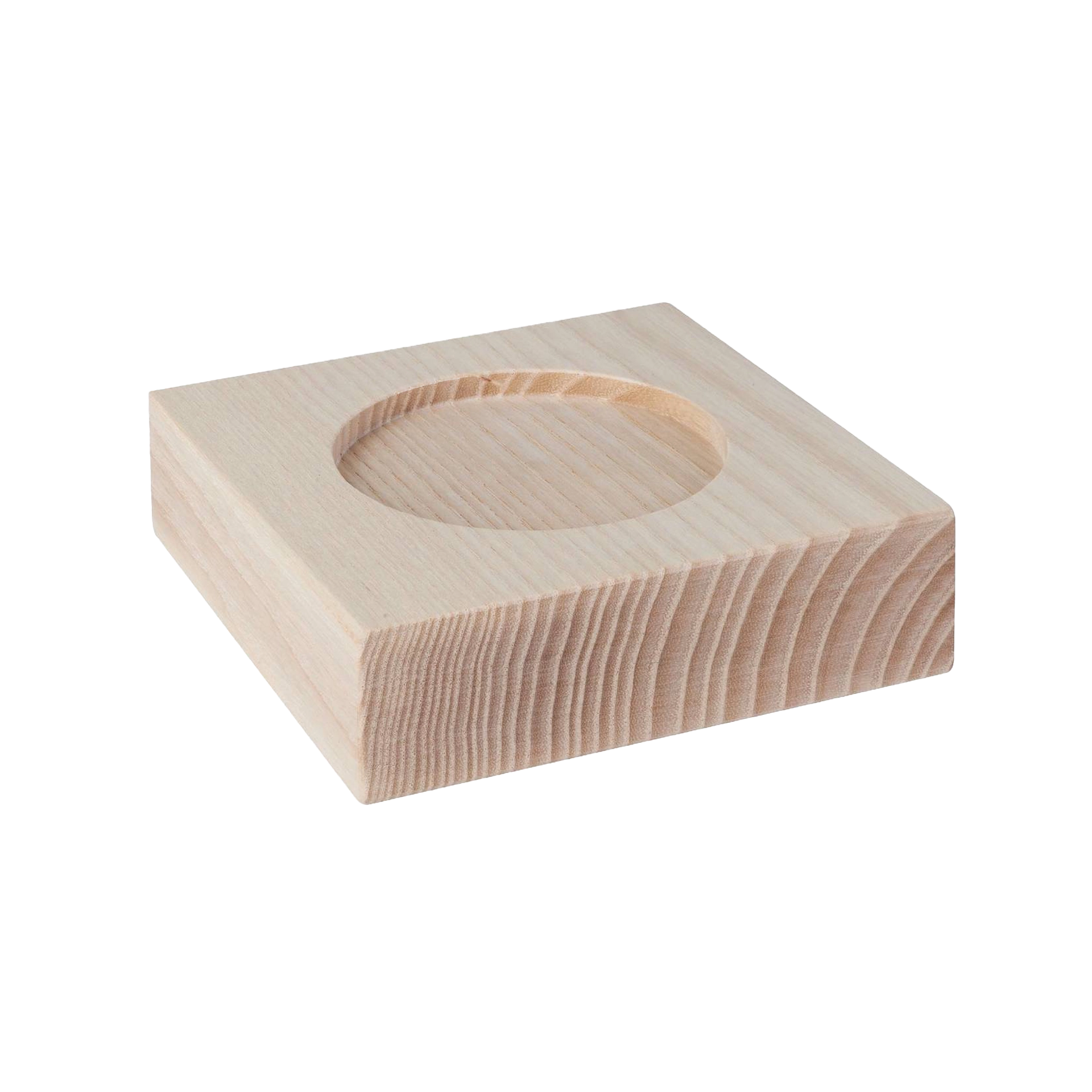 Untersatz | My Senso Premium 240ml Holz | Esche 11x11x3,2 cm 