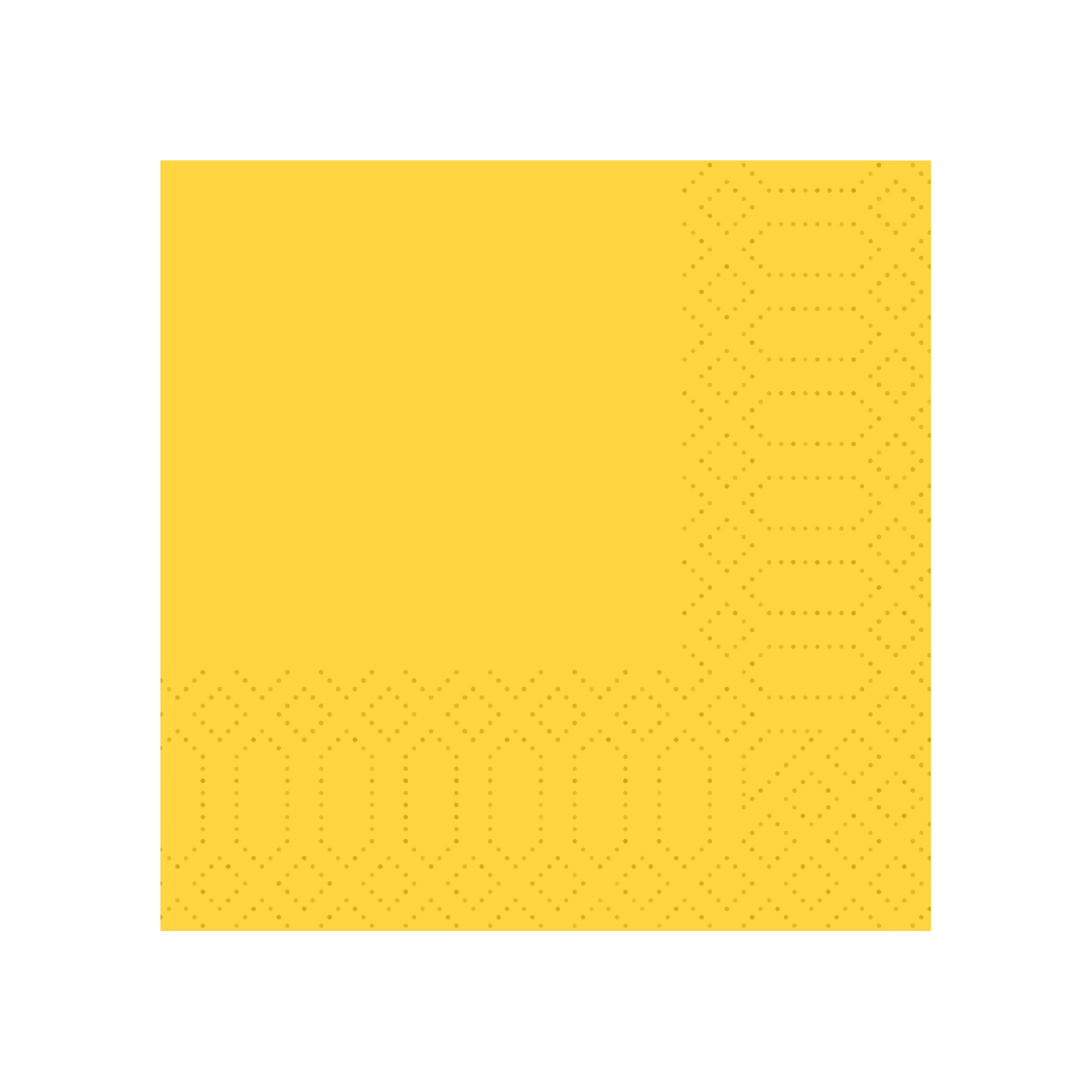 Serviette Zellstoff 3lg. | gelb 24x24 cm 