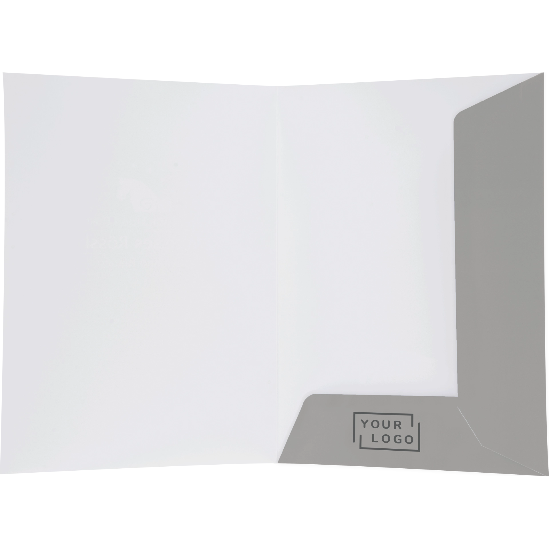 Hotelschreibmappe Karton A4 weiß 1 farbig bedruckt